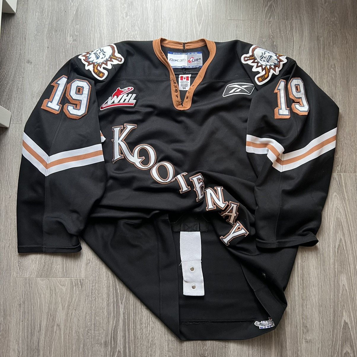 Vintage Reebok Kootenay Ice Hockey Jersey GAME WORN Size US XL / EU 56 / 4 - 1 Thumbnail