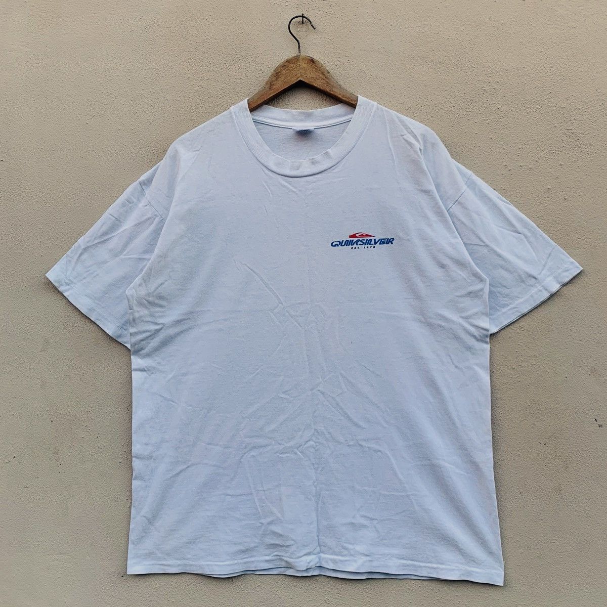 Quiksilver × Vintage Vintage 90s QUIKSILVER USA BIG LOGO Surf Brand T-shirt Size US XL / EU 56 / 4 - 5 Thumbnail