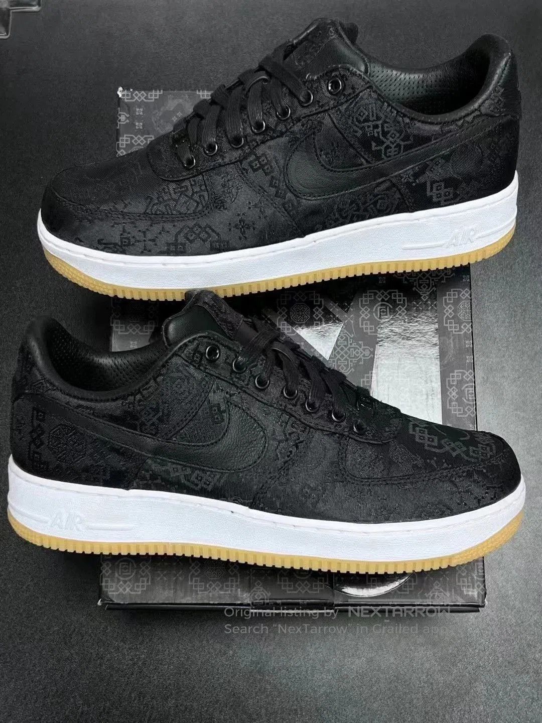 Nike nike clot black silk shoes size 43. Size US 10 / EU 43 - 4 Thumbnail