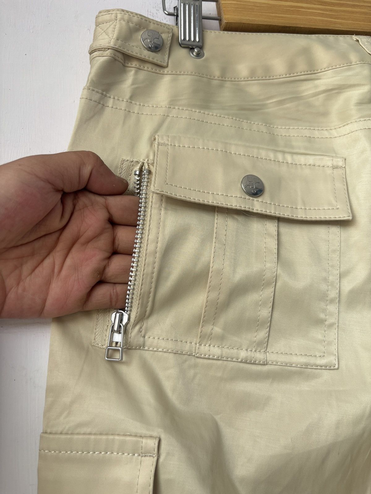 Archival Courrèges Paris Technical Beige Trousers
