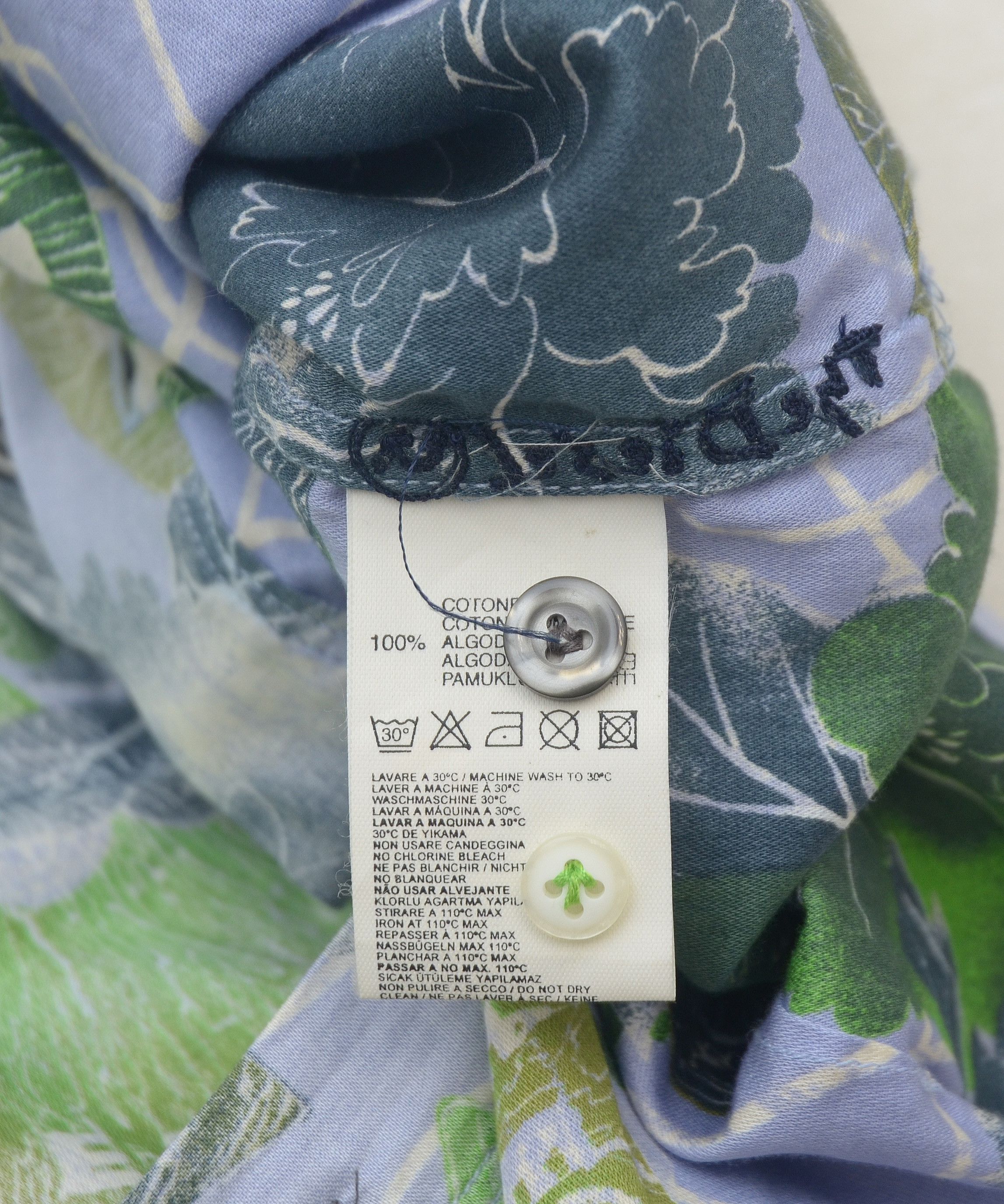 Diesel × Vintage Y2K Diesel Floral Japan Hawaiian style short sleeve shirt Size US M / EU 48-50 / 2 - 8 Thumbnail