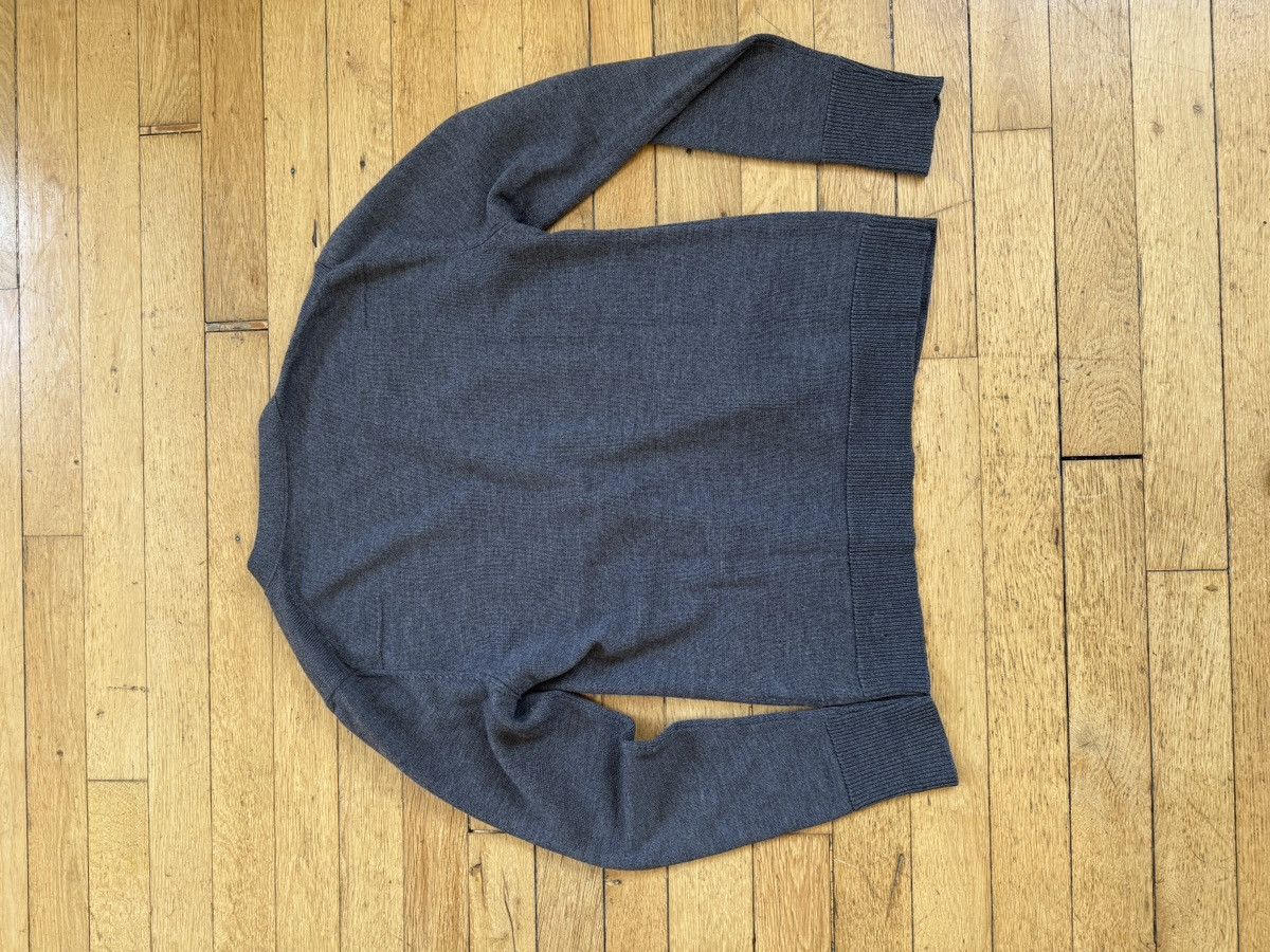 Dior × Hedi Slimane Dior Homme 2004 Black/Grey Cardigan Size US M / EU 48-50 / 2 - 4 Thumbnail