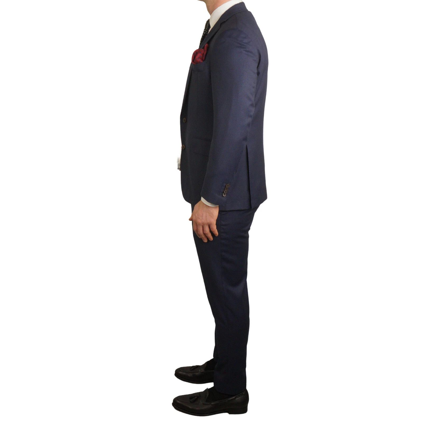 Suitsupply Men Suitsupply Suit La Spalla Vitale Barberis Navy Blue US48 Size 48R - 4 Thumbnail
