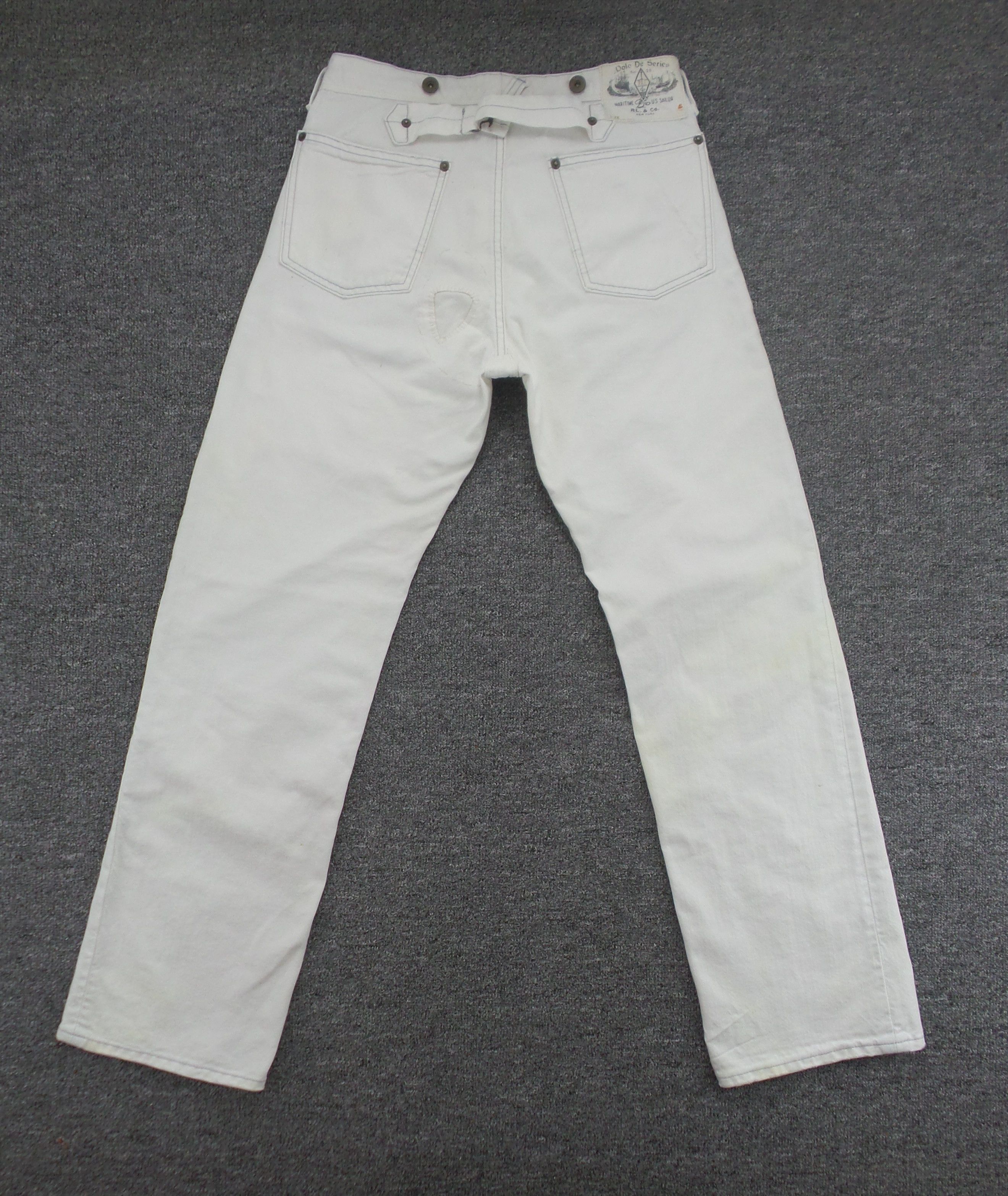 Polo Ralph Lauren × Ralph Lauren Ralph Lauren 'Maritime US Sailor' Buckle Back Jeans W29xL40 Size US 30 / EU 46 - 11 Thumbnail