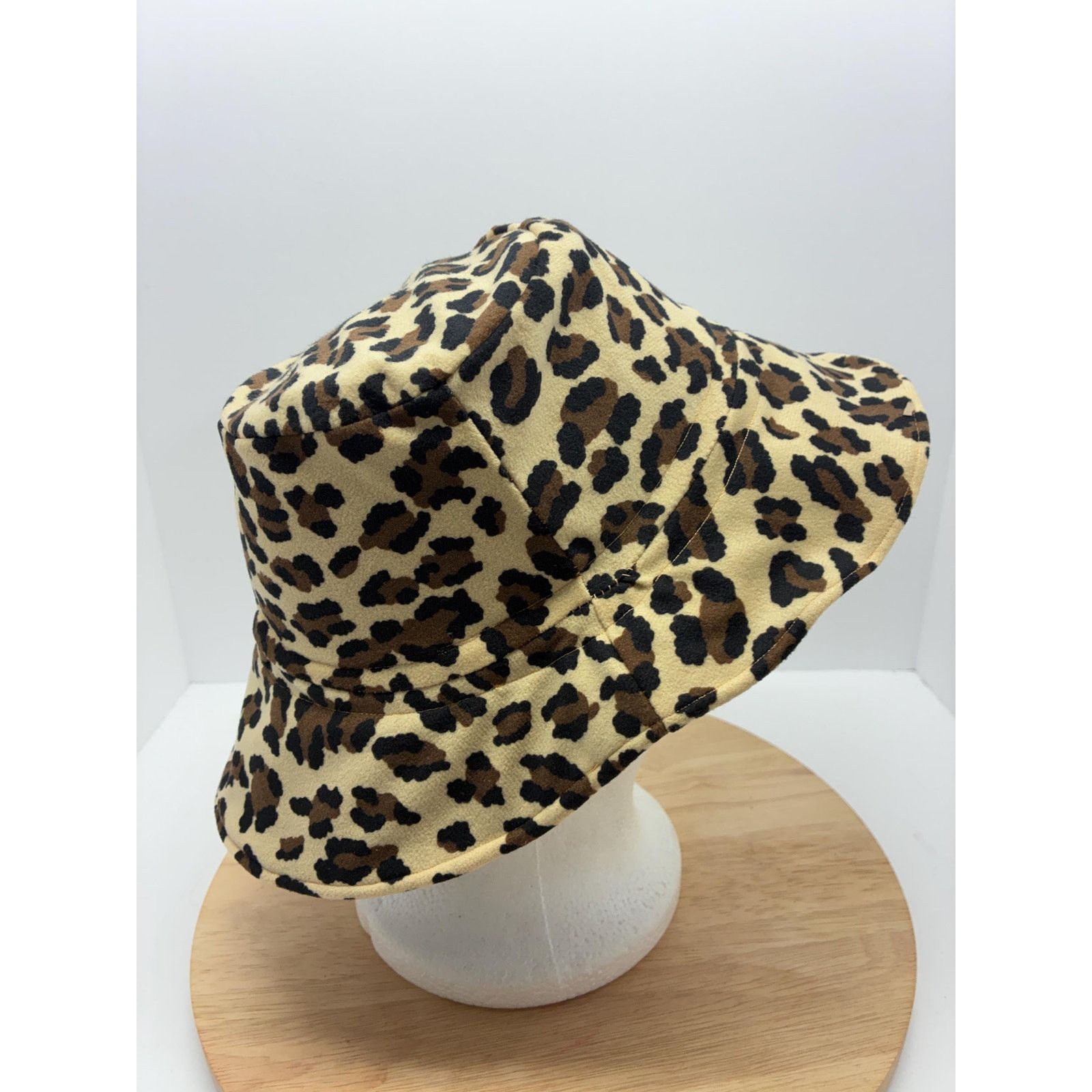 Other The Cheetah — Upcycled Cheetah Print Polyester Bucket Hat Size ONE SIZE - 7 Thumbnail