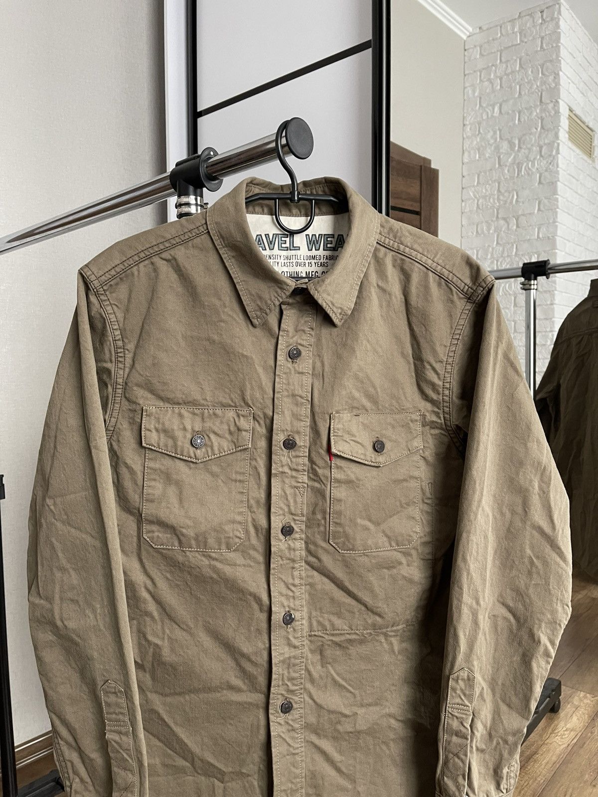 UES Clothing UES Clothing Japan Travel Wear Shirt Button Up Size US L / EU 52-54 / 3 - 4 Thumbnail