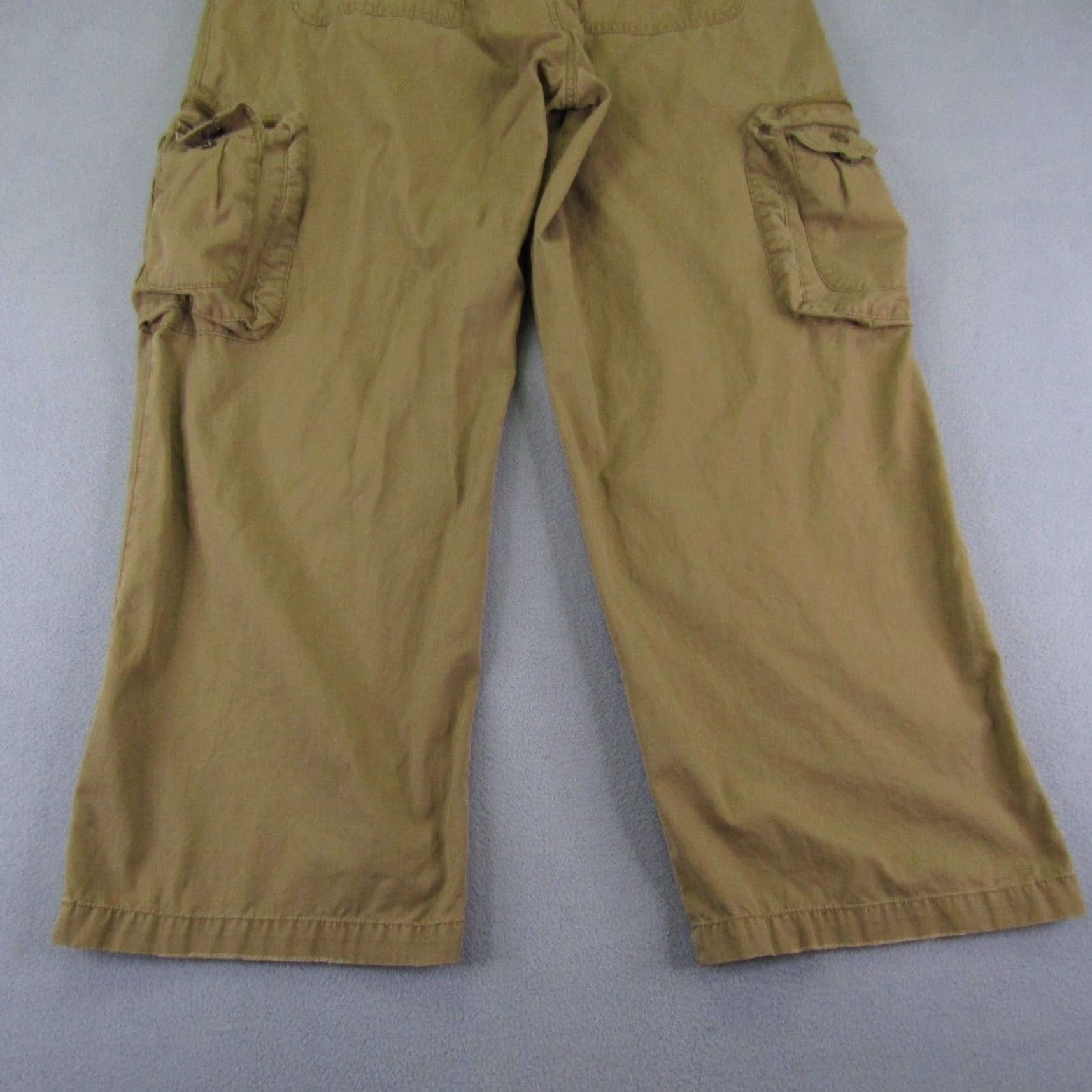 Anchor Blue VINTAGE Anchor Blue Cargo Pants Mens 38x30 Brown Baggy Grunge Wide-Leg Y2K Size US 37 - 7 Thumbnail