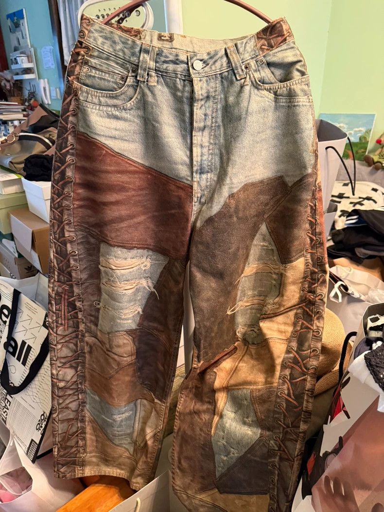 Issey Miyake Issey Miyake 3d printed jeans Size US 28 / EU 44 - 1 Thumbnail