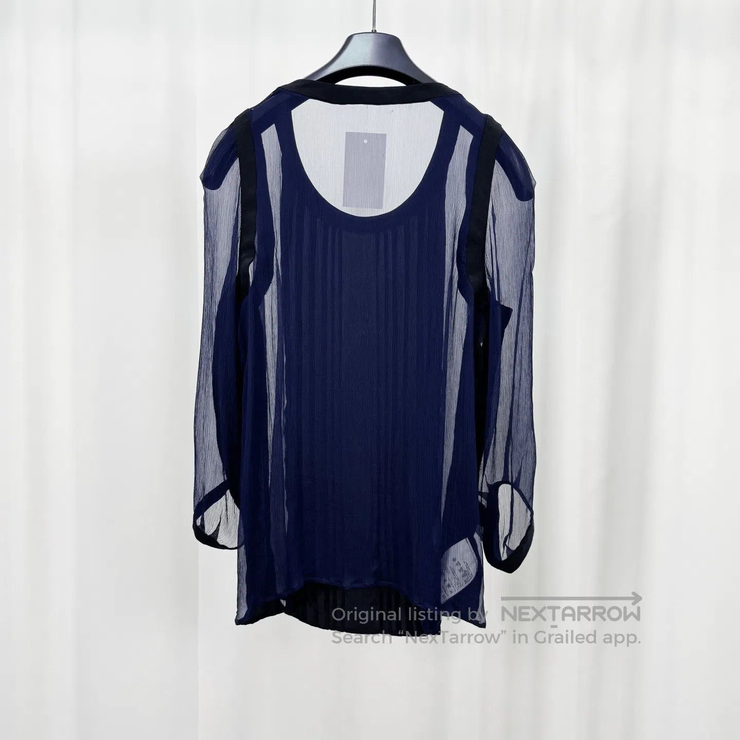 Miu Miu Miu Miu Silk Paneled Long Sleeve. Size S / US 4 / IT 40 - 2 Thumbnail