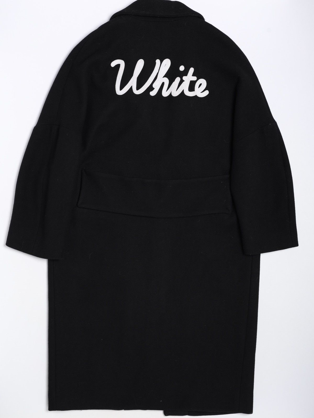 Off-White Off White Vintage Coat W Patches Logo Bar Wool Size US XS / EU 42 / 0 - 2 Thumbnail