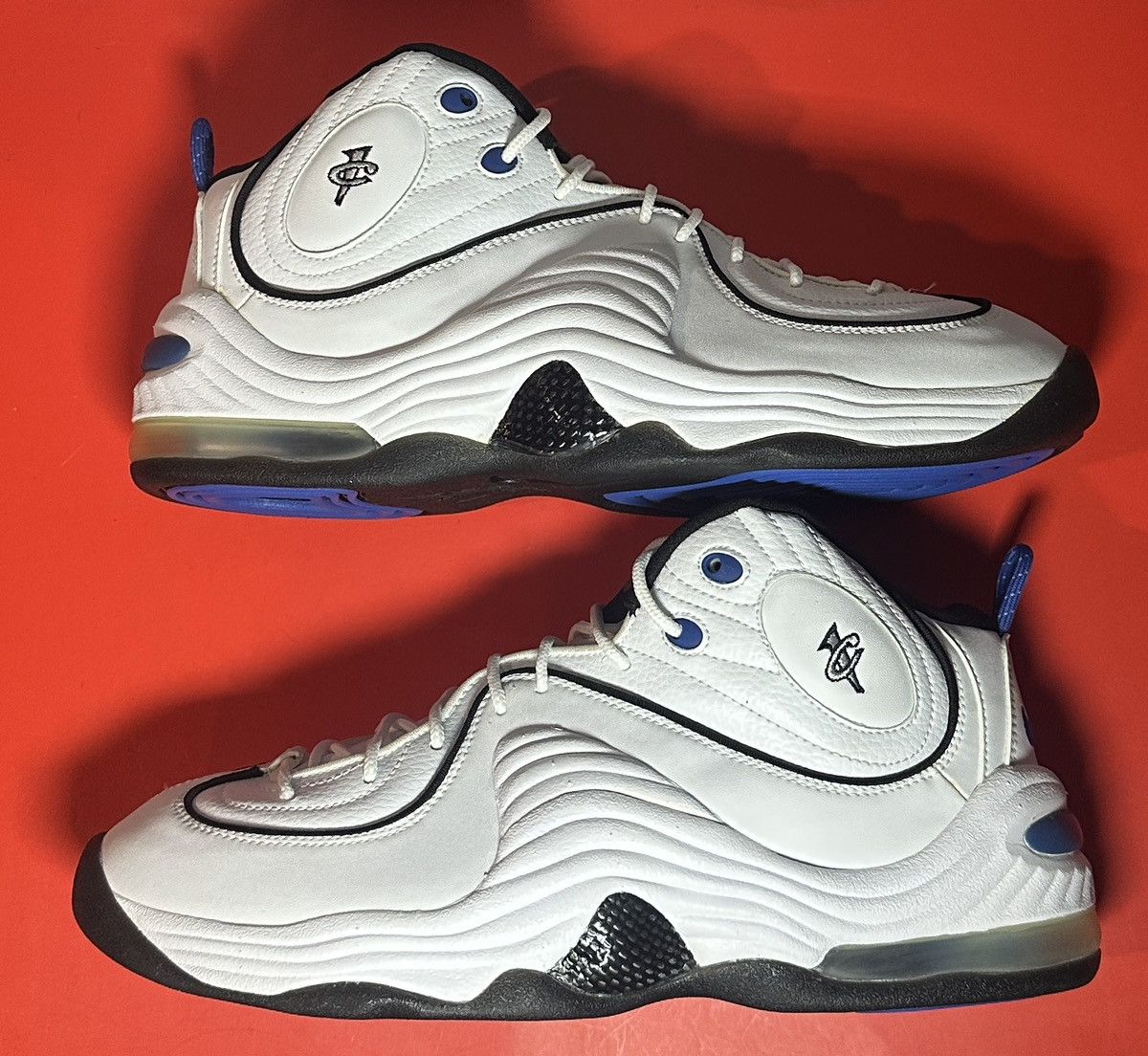Nike Size 11 - Nike Air Penny 2 White Varsity Royal Size US 11 / EU 44 - 2 Thumbnail