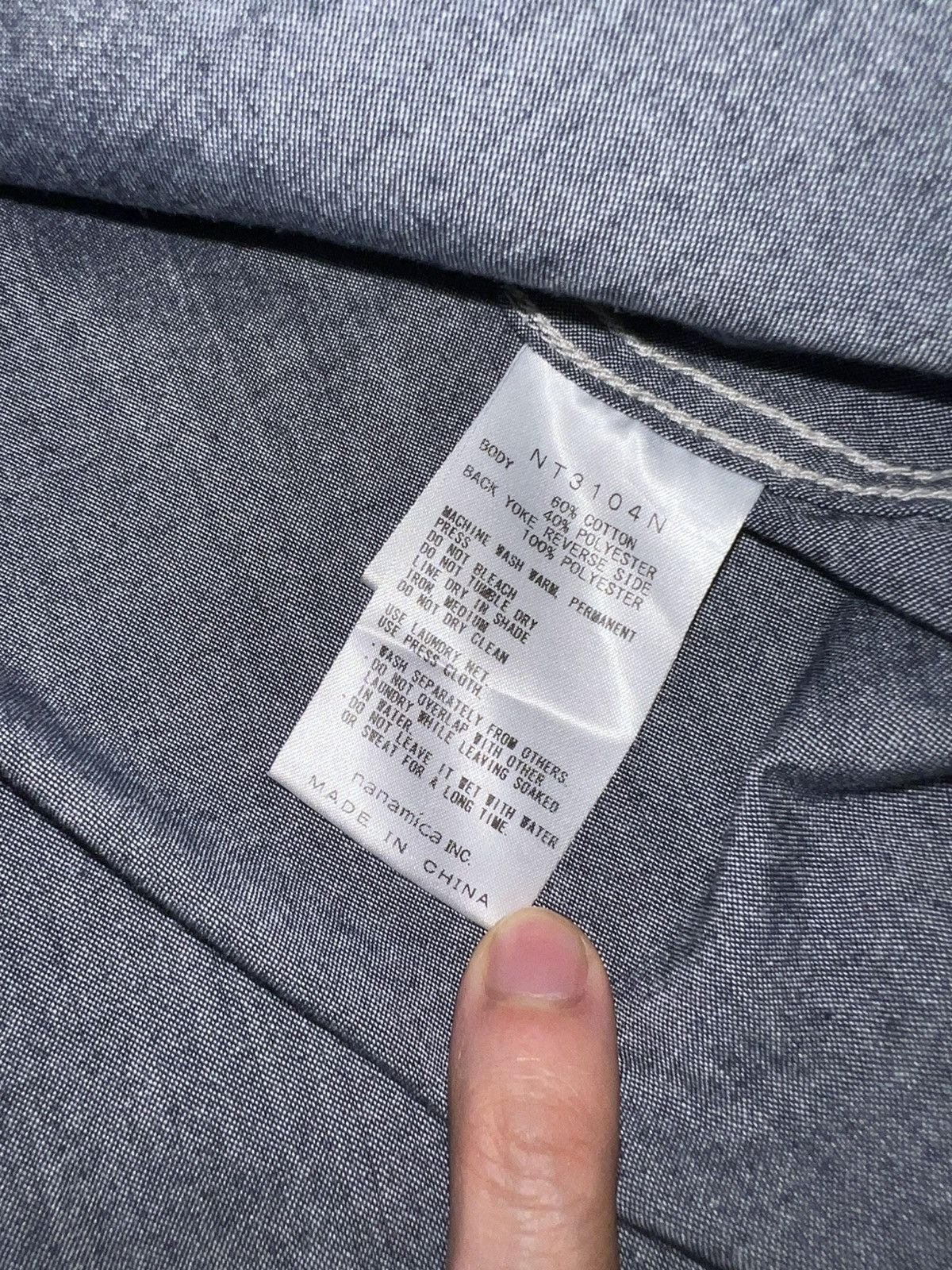 The North Face Purple Label The North Face Purple Label Chambray Easy-Button Shirts Size US L / EU 52-54 / 3 - 6 Thumbnail