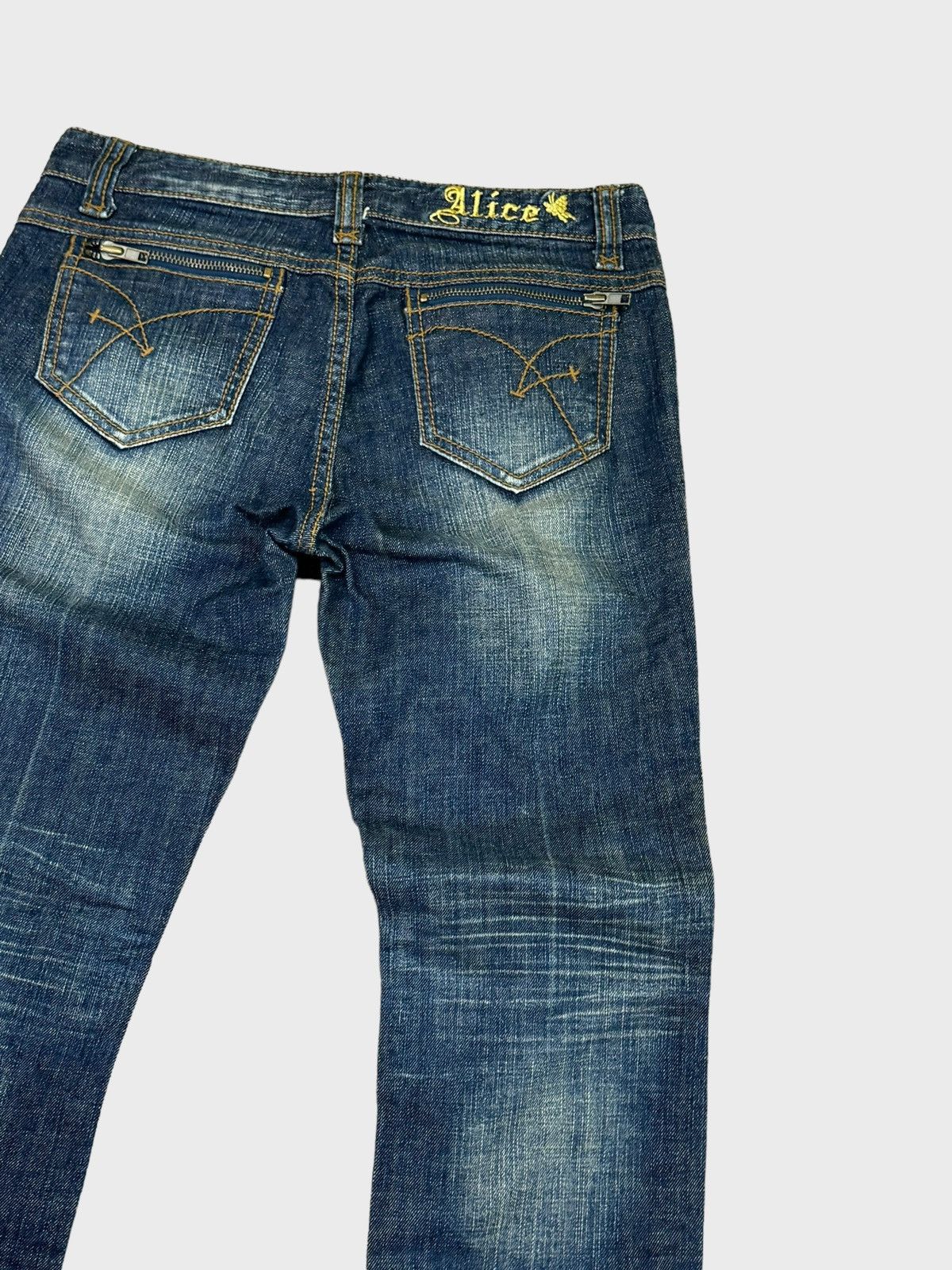 Designer × Japanese Brand MISS ALICE Nice Button Design Denim Pant Size US 26 / EU 42 - 9 Thumbnail