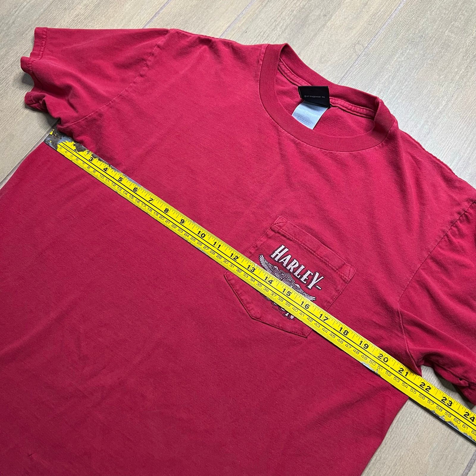 Harley Davidson Vintage Harley-Davidson red t-shirt Sz M/L City Cycle Sales Size US L / EU 52-54 / 3 - 8 Thumbnail