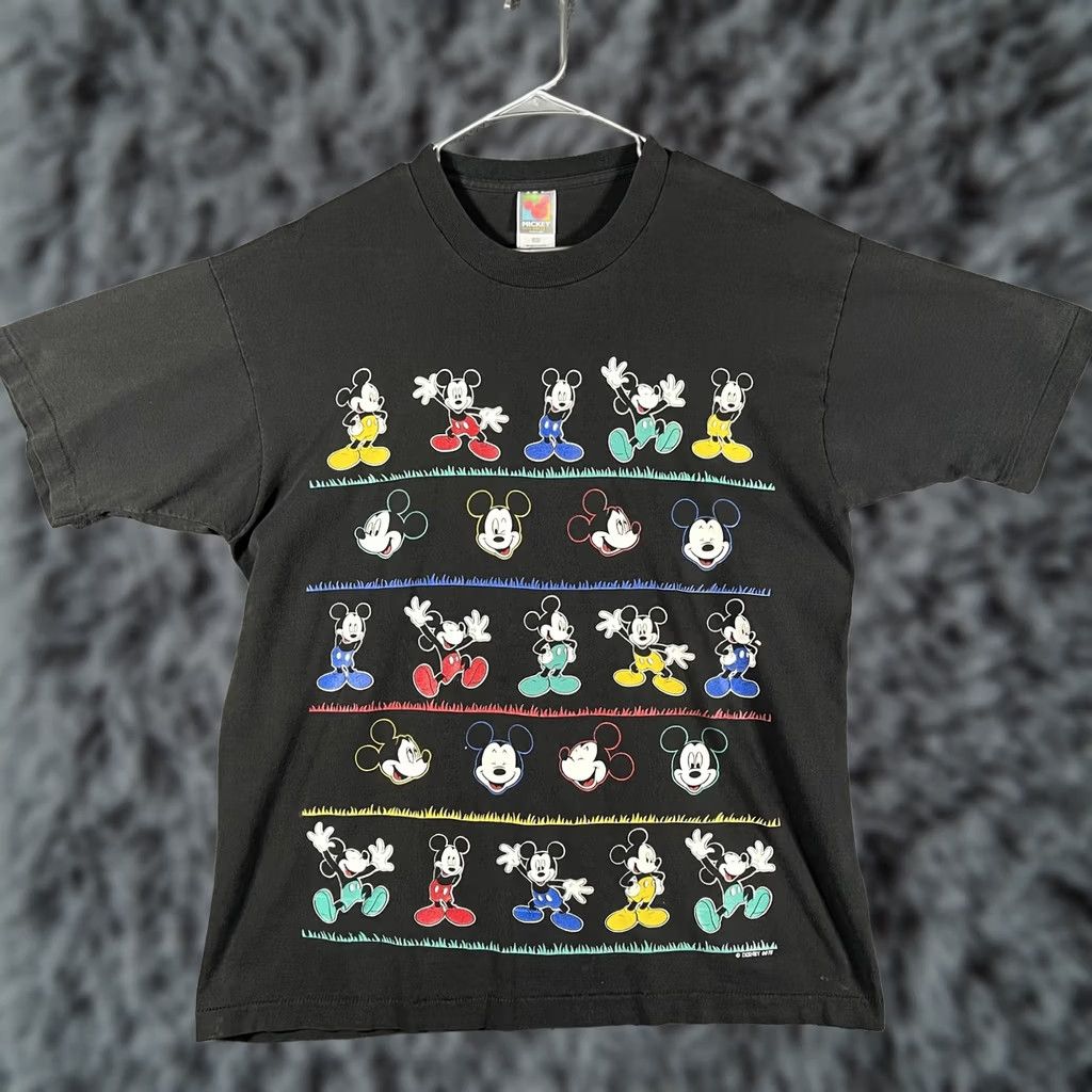 Mickey Unlimited VINTAGE Mickey Unlimited Shirt Mens XL Black Graphic Tee 90s Y2K Mickey Mouse Short Sleeve Crew Neck Cotton T-Shirt Mens Size US XL / EU 56 / 4 - 1 Thumbnail