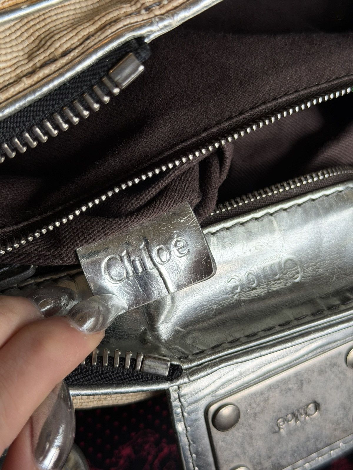Chloe Chloe Paddington silver bag Size ONE SIZE - 13 Thumbnail