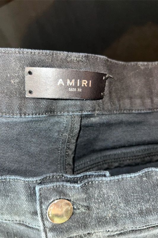 Amiri Amiri Leopard Black Distressed Size US 32 / EU 48 - 6 Thumbnail