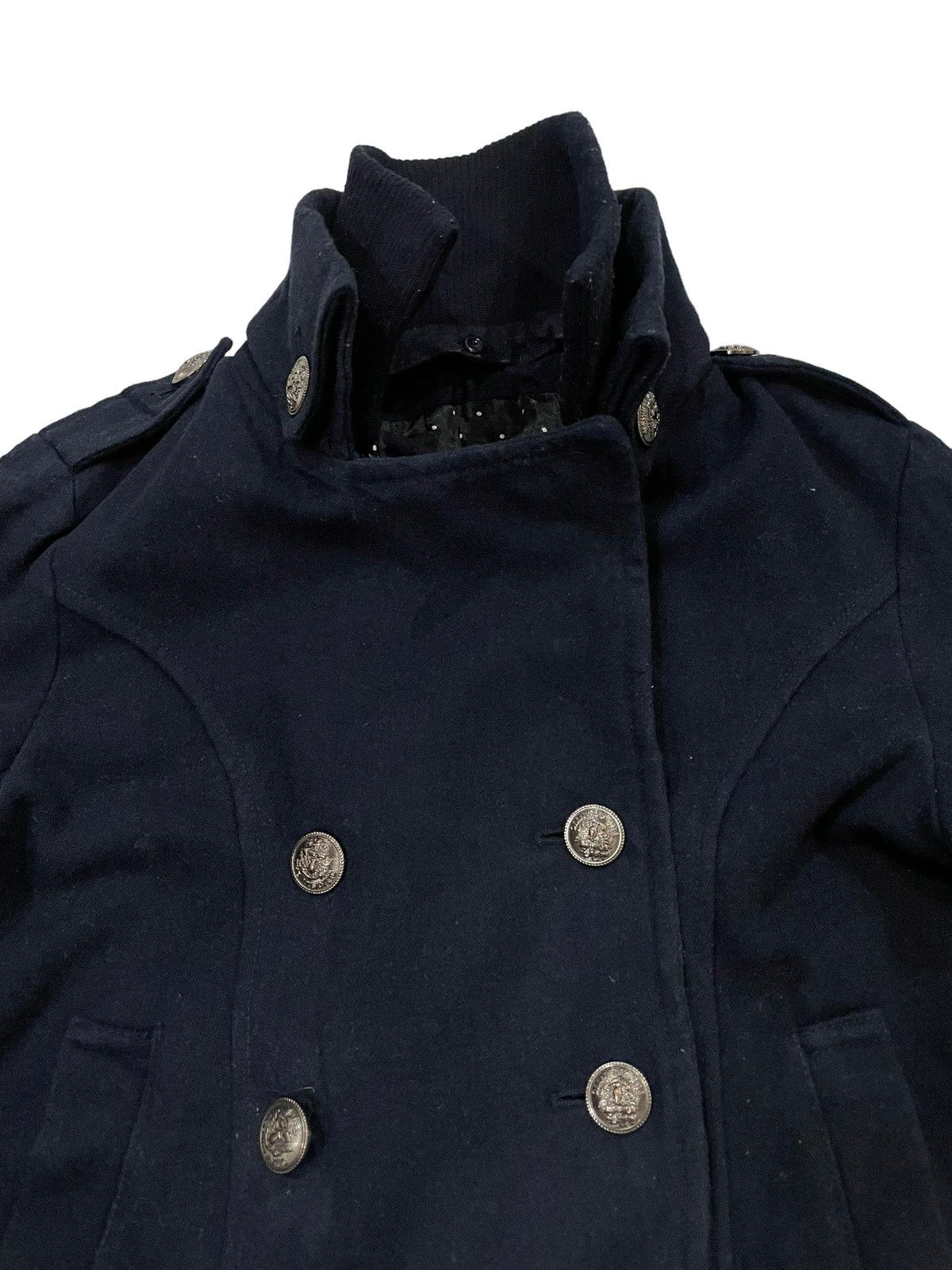 If Six Was Nine × Japanese Brand Japanese Faux Suede Wool Double Breasted Jacket Size US L / EU 52-54 / 3 - 8 Thumbnail