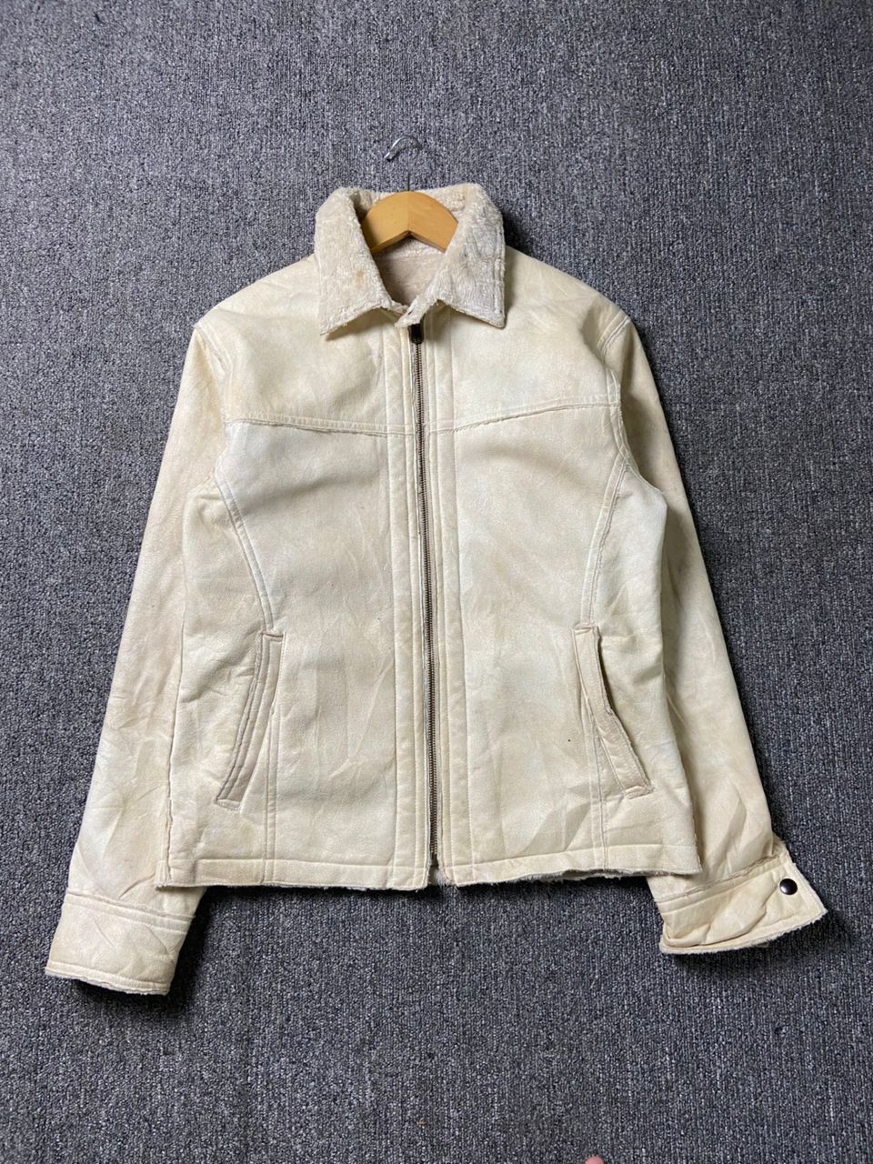 Tete Homme Tete Homme Suede Jacket with Faux Fur Collar (192) Size US L / EU 52-54 / 3 - 1 Thumbnail