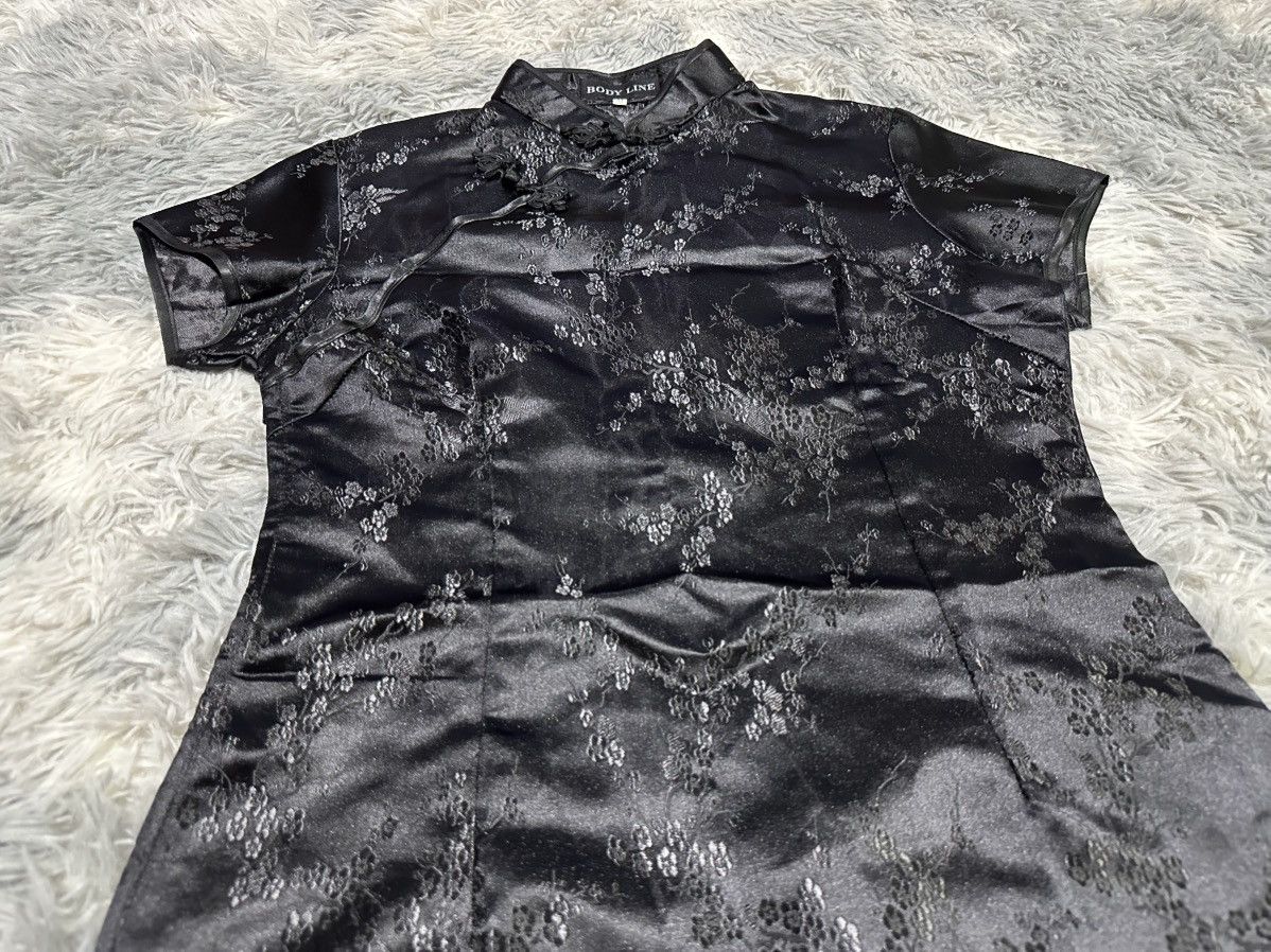 Japanese Brand 🔥Sick Y2K Body Line Asymmetric Qipao Dress Vkei Goth Punk Size XL / US 12-14 / IT 48-50 - 2 Thumbnail