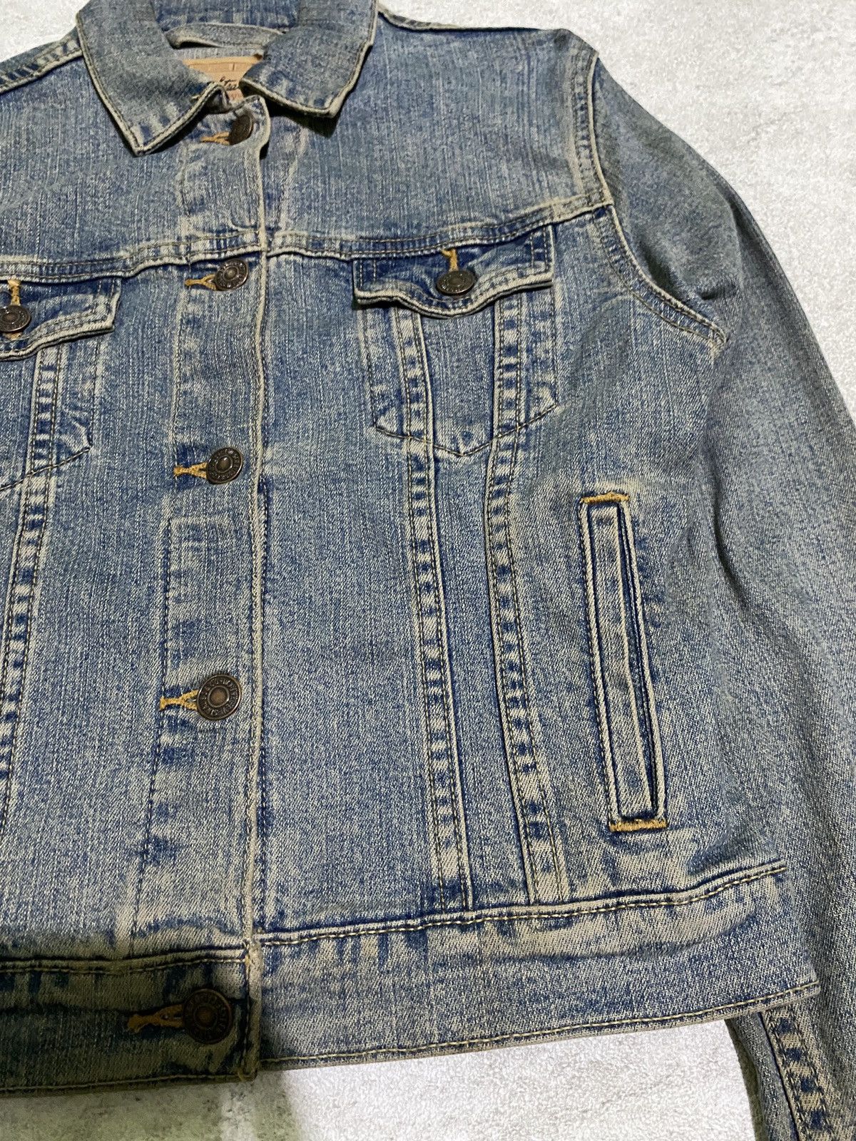 Levi's Vintage Clothing 00’s levis trucker jacket Size XL / US 12-14 / IT 48-50 - 6 Thumbnail
