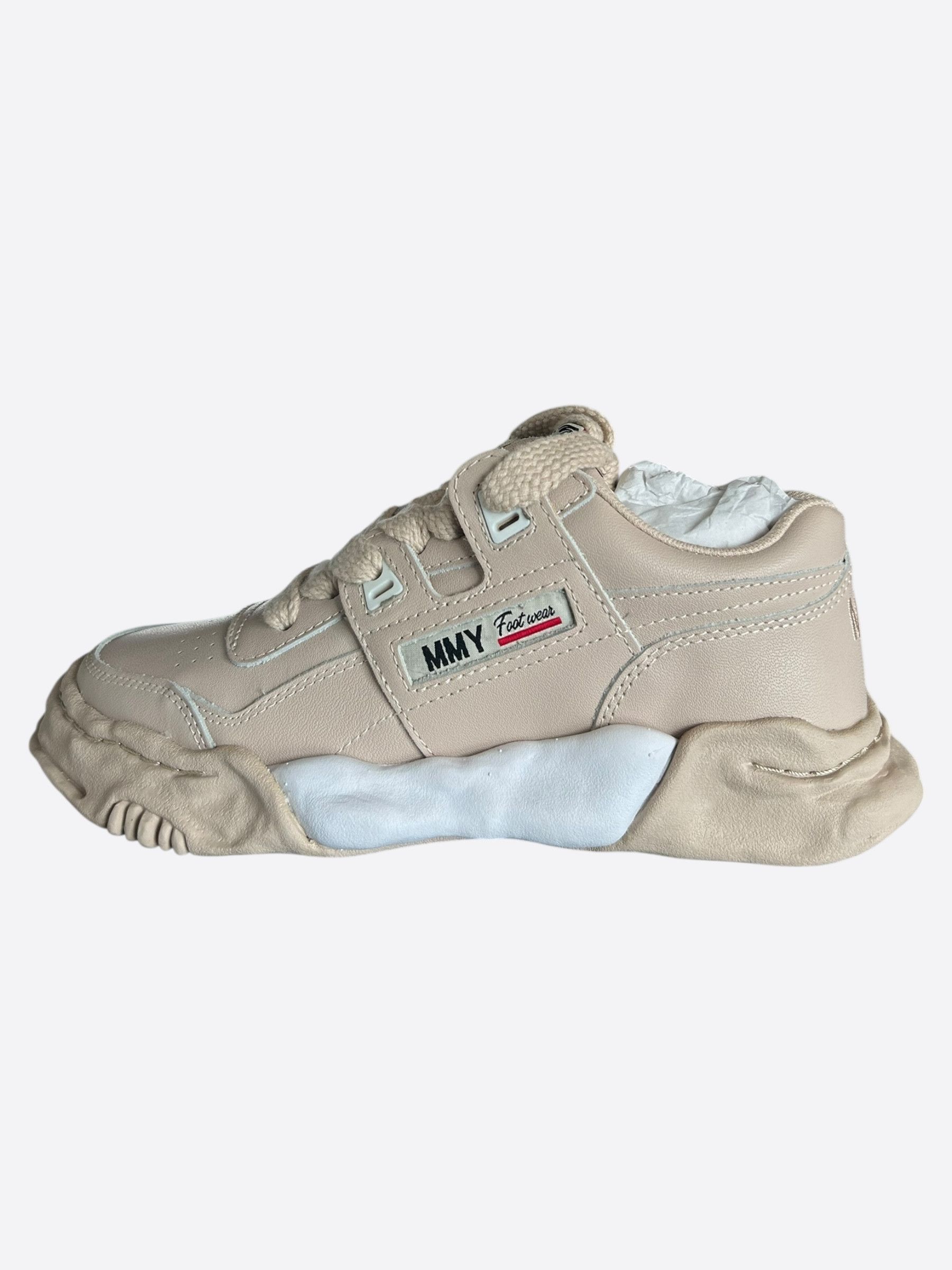 Maison MIHARA YASUHIRO Maison Mihara Yasuhiro Beige & White Parker Sneakers Size US 5 / EU 37 - 3 Thumbnail