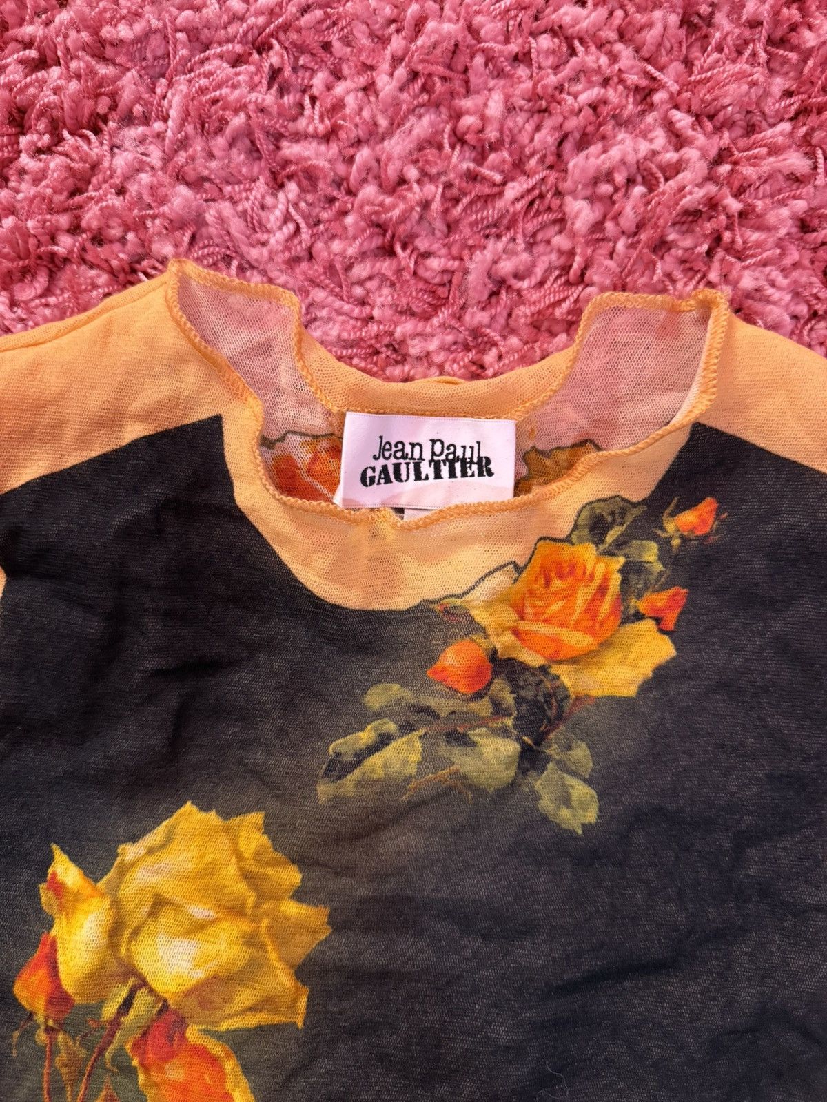 Jean Paul Gaultier Jean Paul Gaultier Fleur Petit Grand Cropped Long Sleeve Top Size XS / US 0-2 / IT 36-38 - 5 Thumbnail