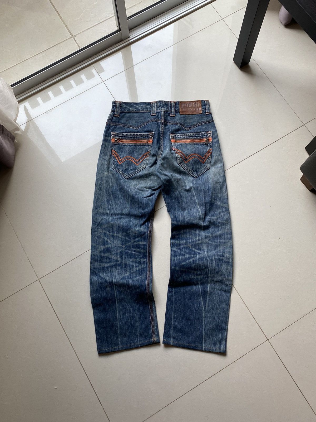 Vintage Edwin 402 Japan Straight Leg Washed Black... | EDWIN 00s 