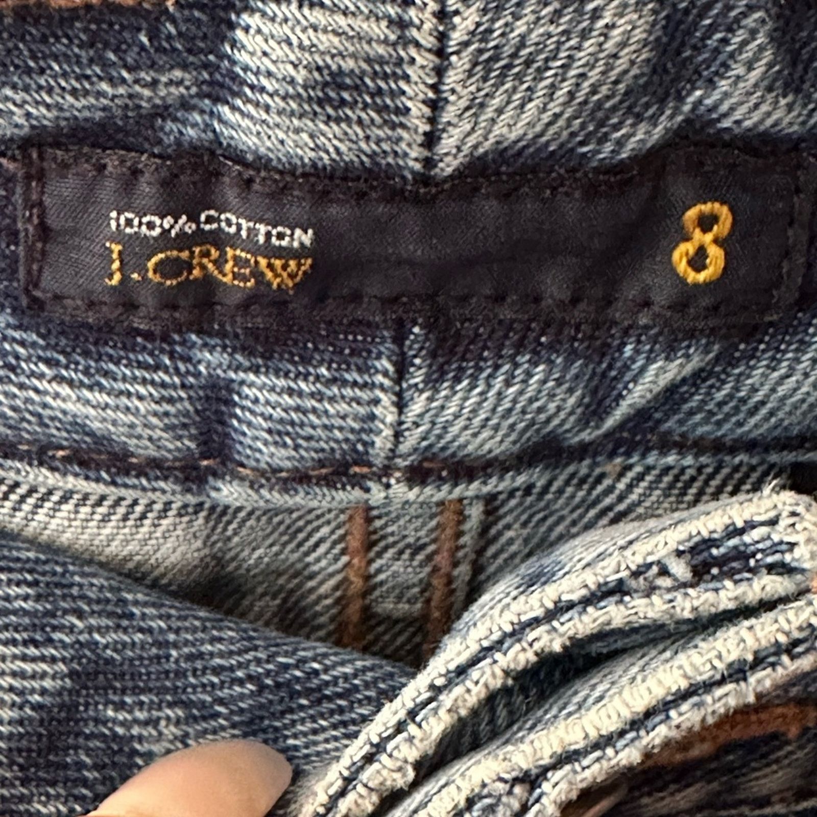 J.Crew J Crew Front Slit Denim Y2K Midi Skirt Size 29" - 3 Thumbnail