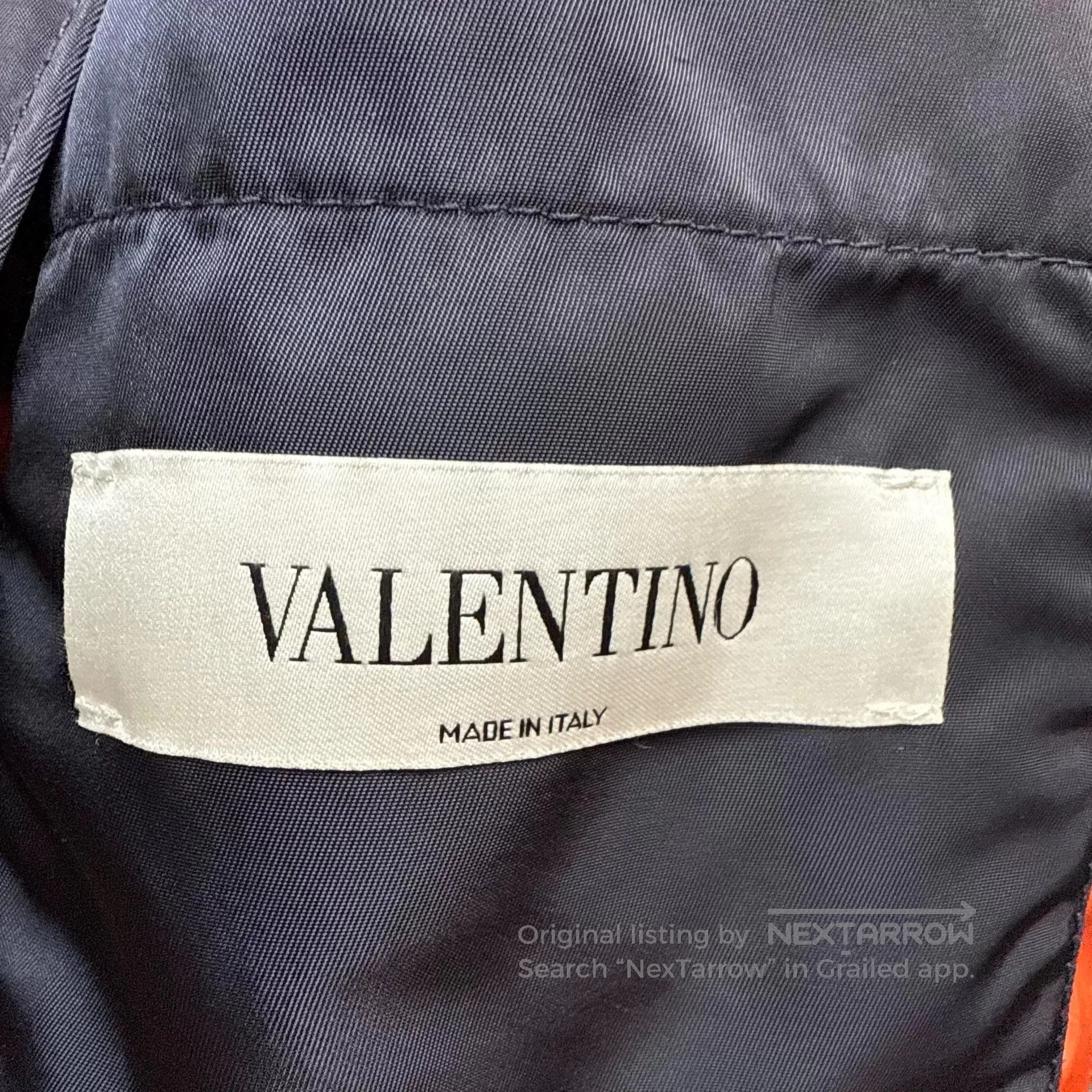 Valentino VALENTINO Classic V Logo Baseball Jacket. Size US S / EU 44-46 / 1 - 3 Thumbnail