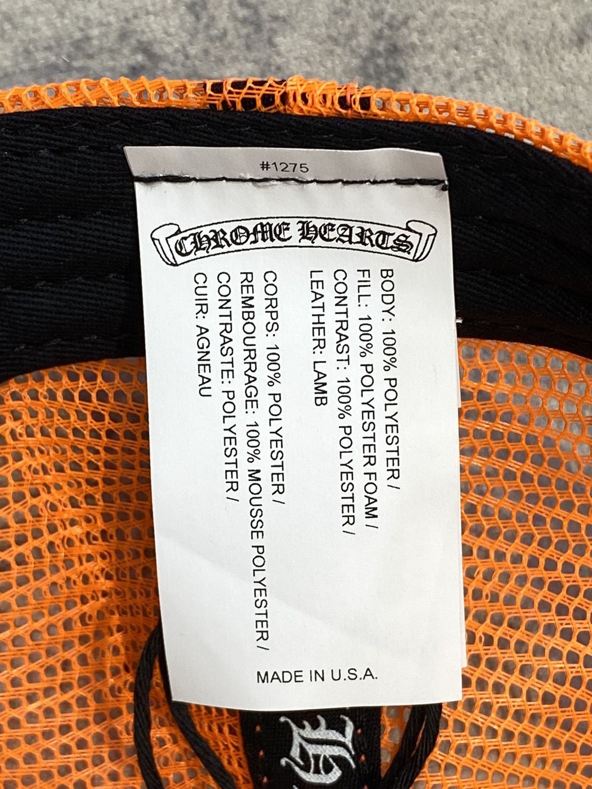 Chrome Hearts Chrome hearts hat trucker king taco Orange Size ONE SIZE - 6 Thumbnail