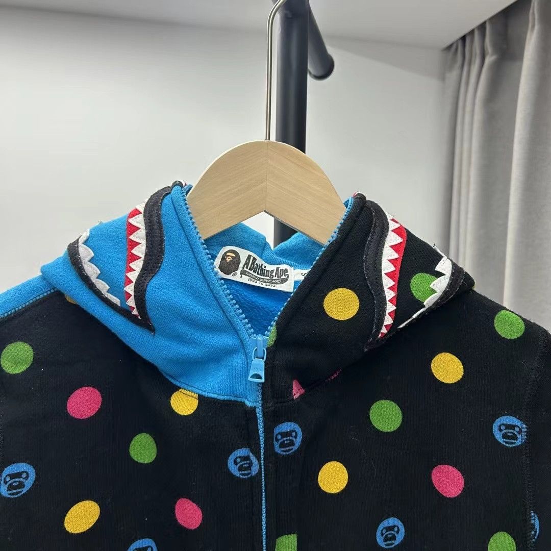 Bape CAMO SHARK FULL ZIP HOODIE Size US S / EU 44-46 / 1 - 2 Thumbnail