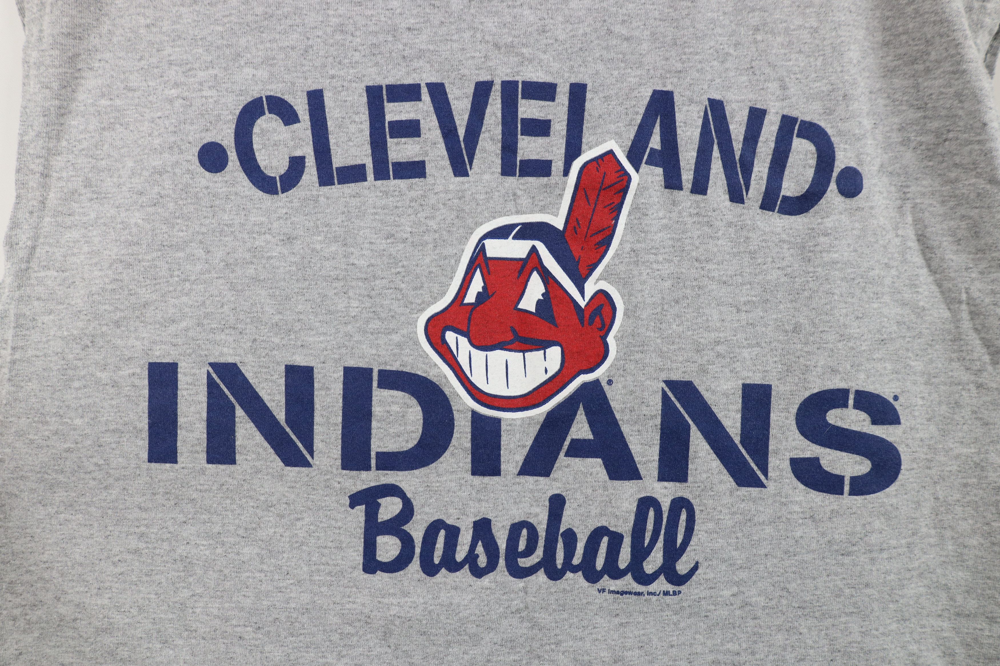 Vintage Vintage Y2K Indians Baseball Sleeveless Muscle T-Shirt Size US XL / EU 56 / 4 - 4 Thumbnail