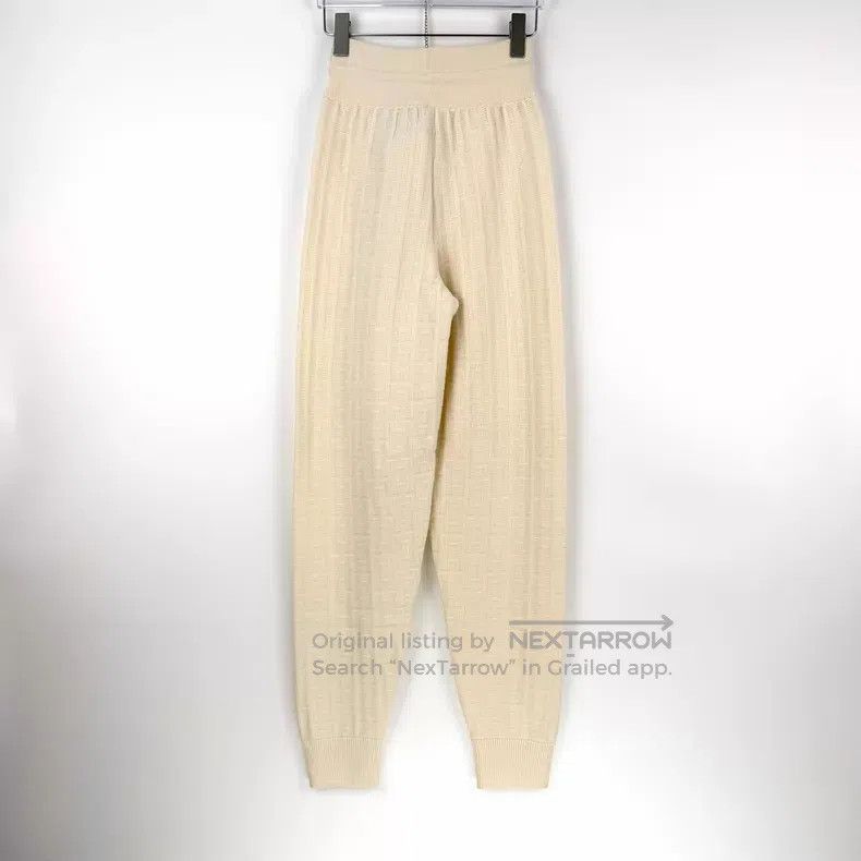 Hermes Hermes Off-White Full H Wool Drawstring Trousers Size 24" / US 00 / IT 34 - 4 Thumbnail