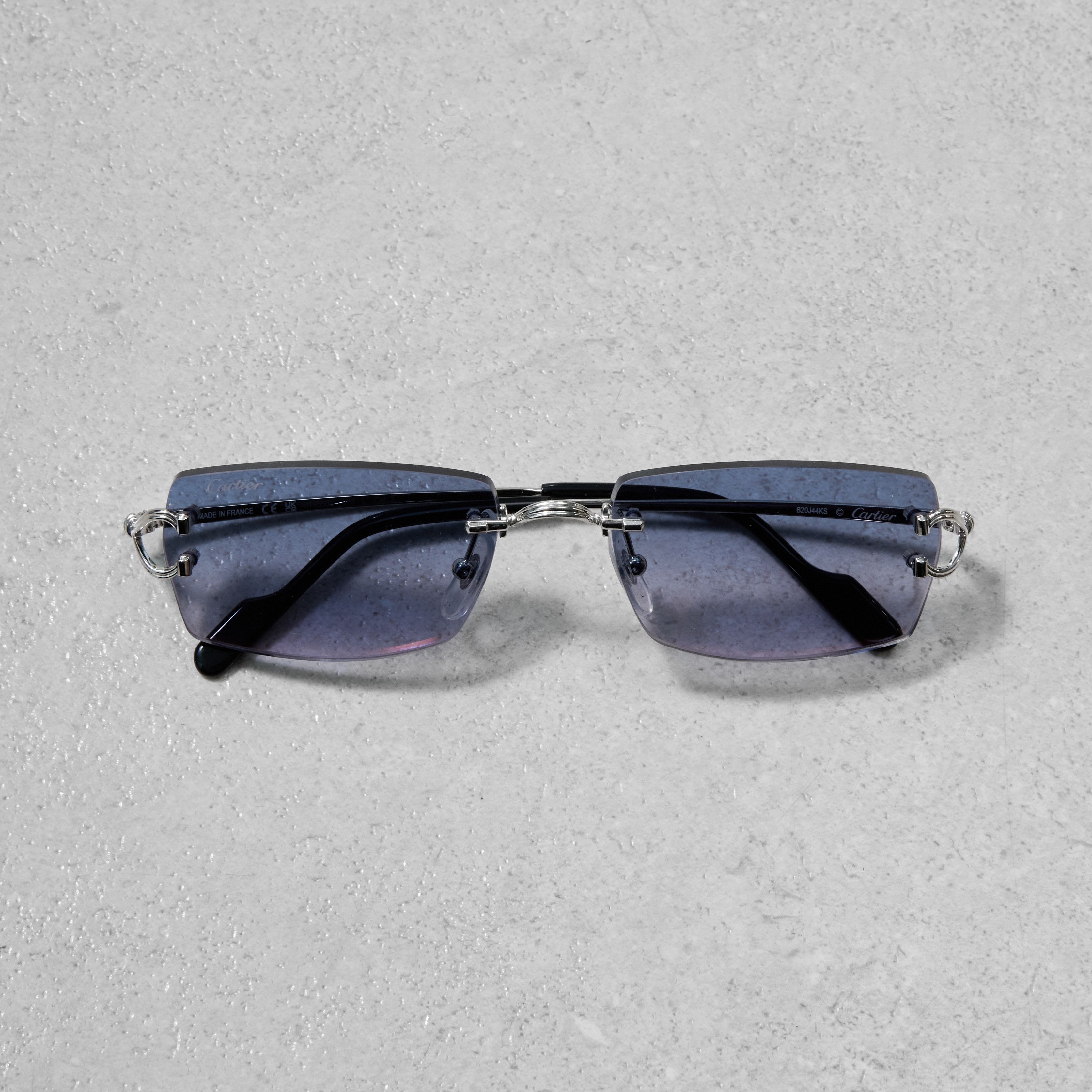 Cartier Lilac Smoke CARTIER CT0550S 003 Size ONE SIZE - 3 Thumbnail