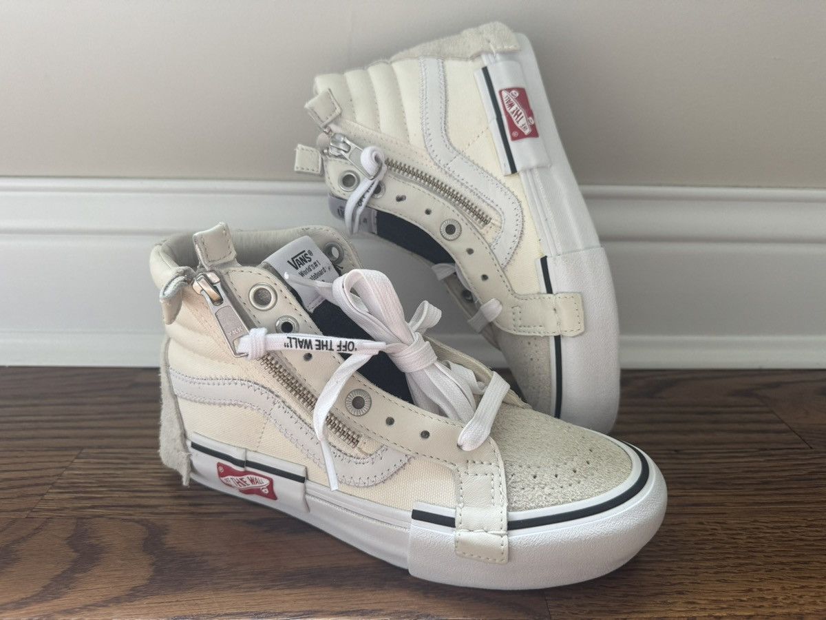 Vans Men’s 4.5 SK8-Hi Cap LX Deconstructed Marshmallow Mastermind Size US 5 / EU 37 - 2 Thumbnail