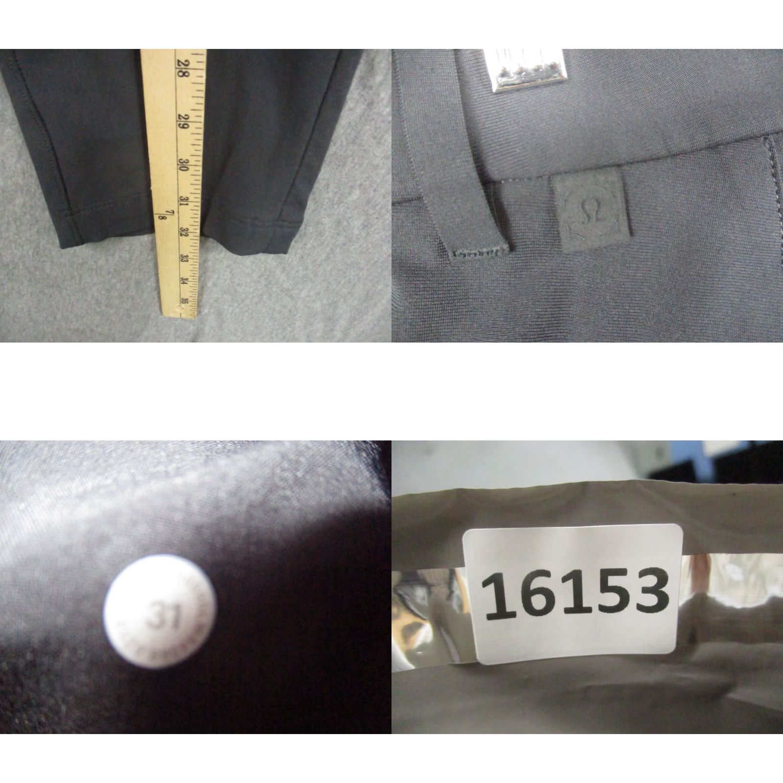Lululemon Lululemon Men’s Commission Pant 31 Slim Canvas Gray Stretch 5-Pocket Flat Front Belt Loops Straight Size US 31 - 8 Thumbnail
