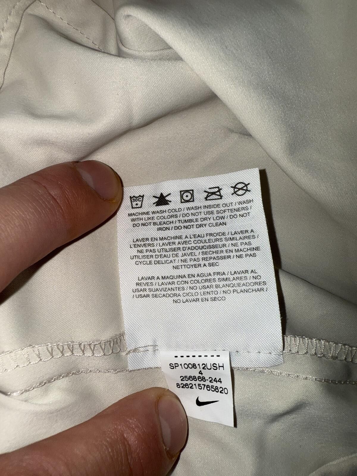 Nike Nike Women’s Golf DRI-FIT Beige Skort Size 27" / US 4 / IT 40 - 8 Thumbnail