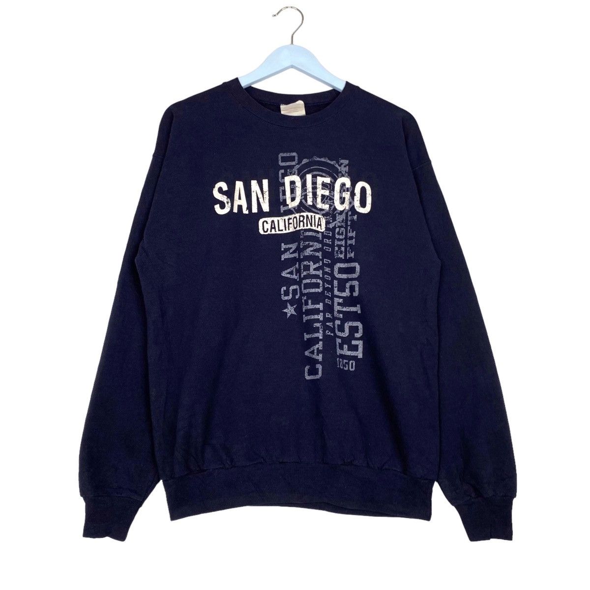 Hanes × Vintage Vintage Hanes San Diego Crewneck Sweatshirt Size M Size US M / EU 48-50 / 2 - 1 Thumbnail