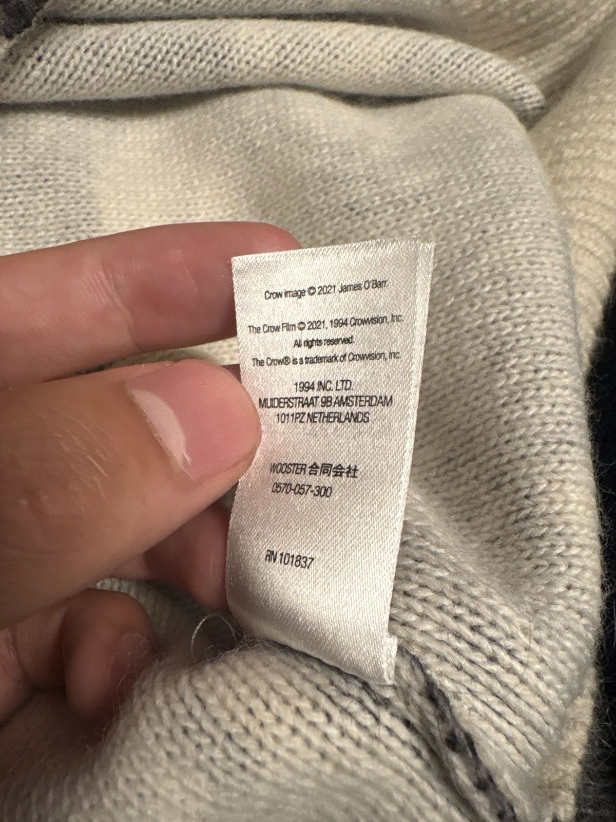 Supreme Supreme The Crow Sweater FW21 Size US M / EU 48-50 / 2 - 6 Thumbnail