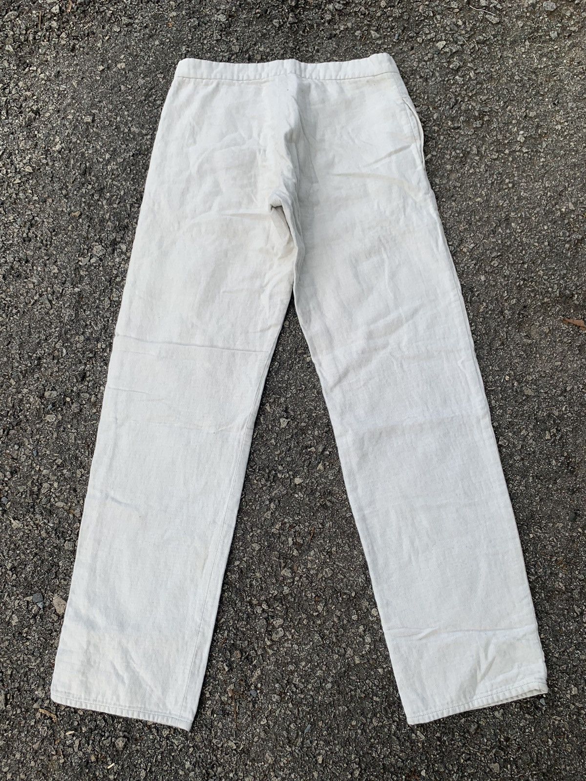 Designer × Y's × Yohji Yamamoto Y’s Yohji Yamamoto White Pants Size US 28 / EU 44 - 2 Thumbnail