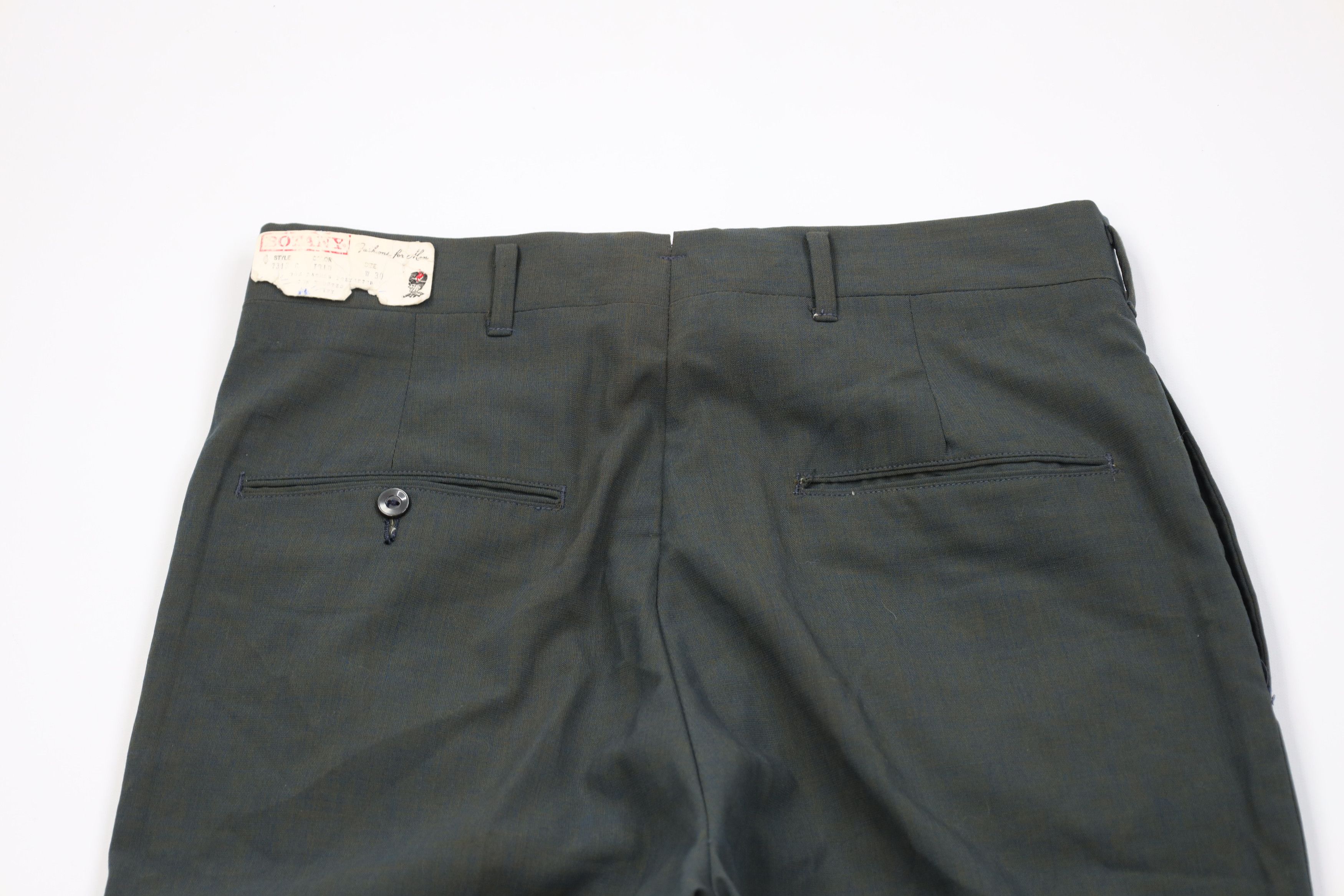 Vintage Deadstock Vintage 50s Rockabilly Knit Chino Pants Ivy USA Size US 30 / EU 46 - 12 Thumbnail