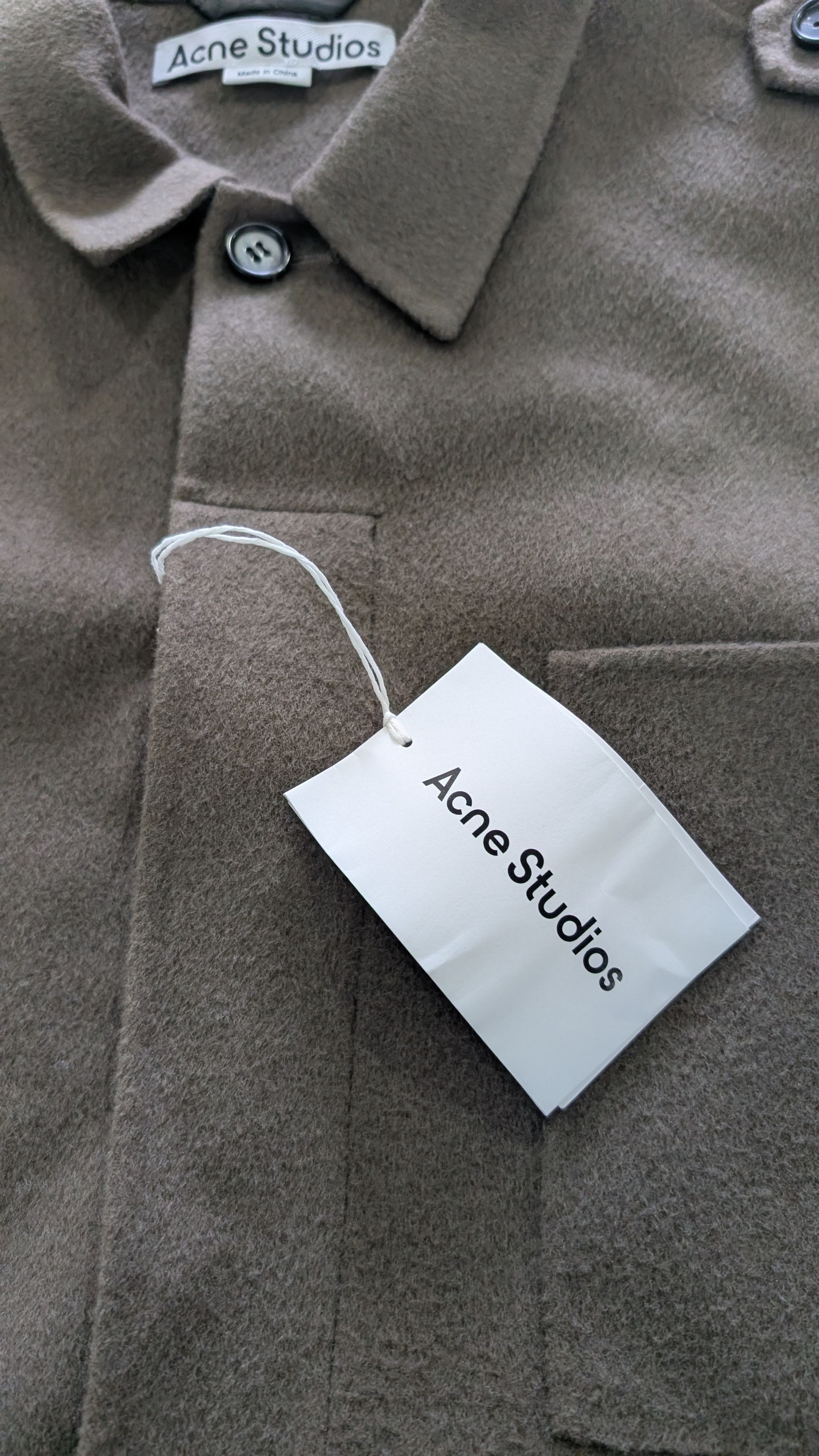 Acne Studios Acne Studios Darko Double-Faced Wool Flannel Jacket 50 L Size US L / EU 52-54 / 3 - 6 Thumbnail