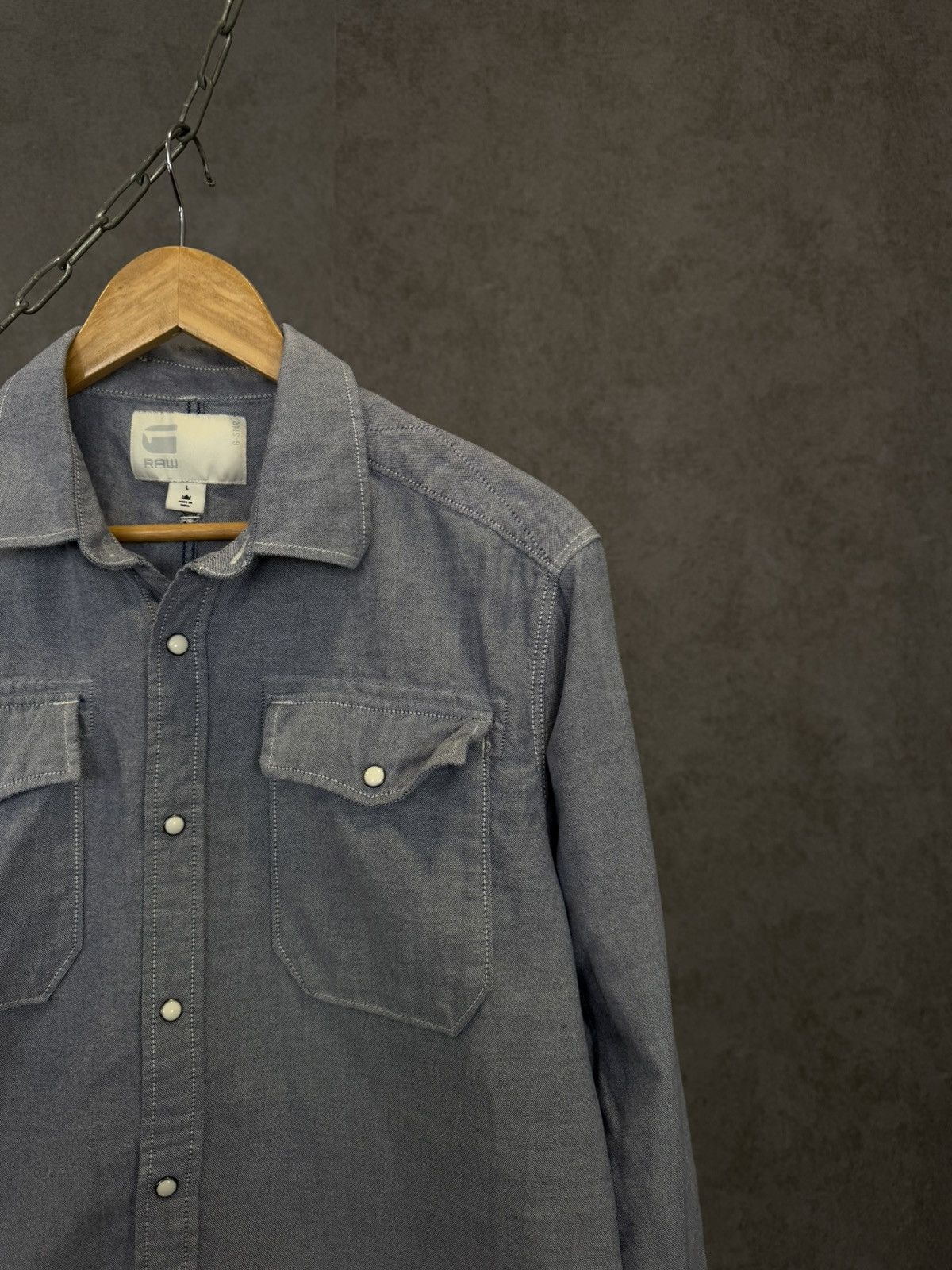 G-Star G Star Raw designer shirt Size US L / EU 52-54 / 3 - 2 Thumbnail