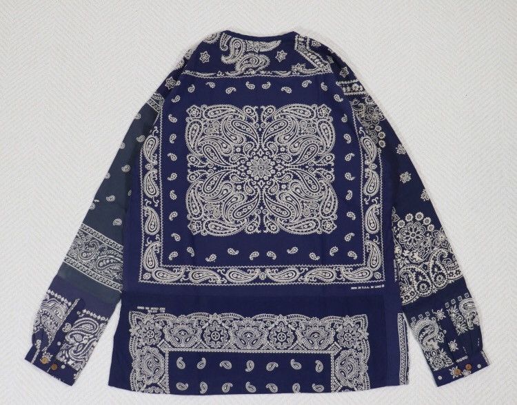 VISVIM WMV KAFTAN SHIRT BAN バンダナ柄 ブラウス VISVIM WMV KAFTAN SHIRT BAN バンダナ柄 ブラウス