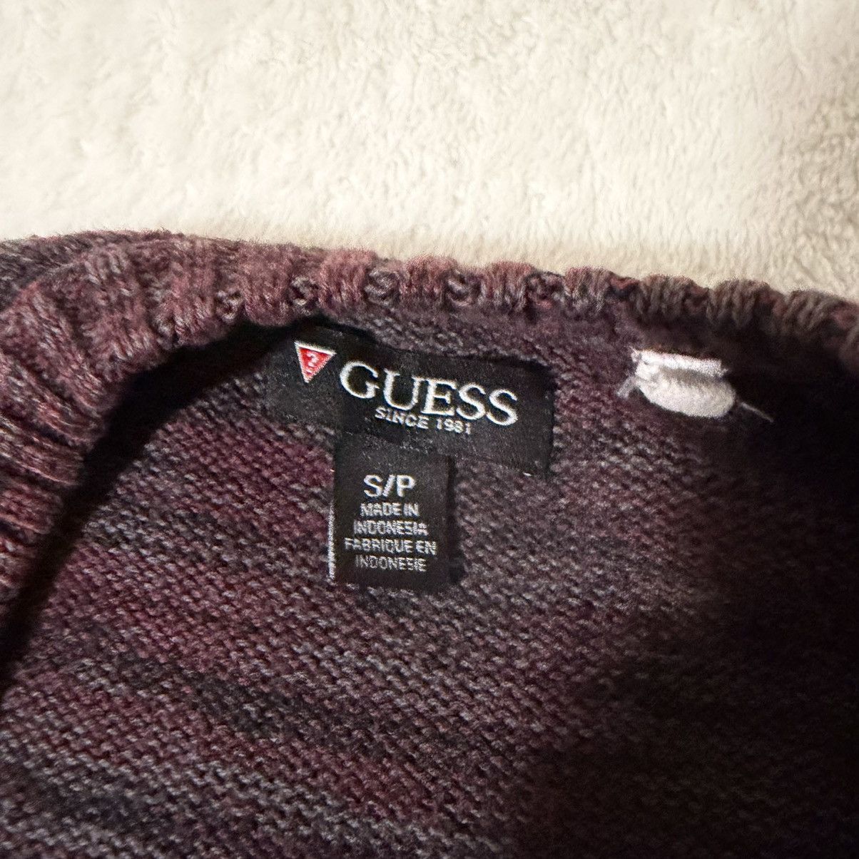 Guess Vintage Guess Henley Knit Sweater Size US S / EU 44-46 / 1 - 3 Thumbnail