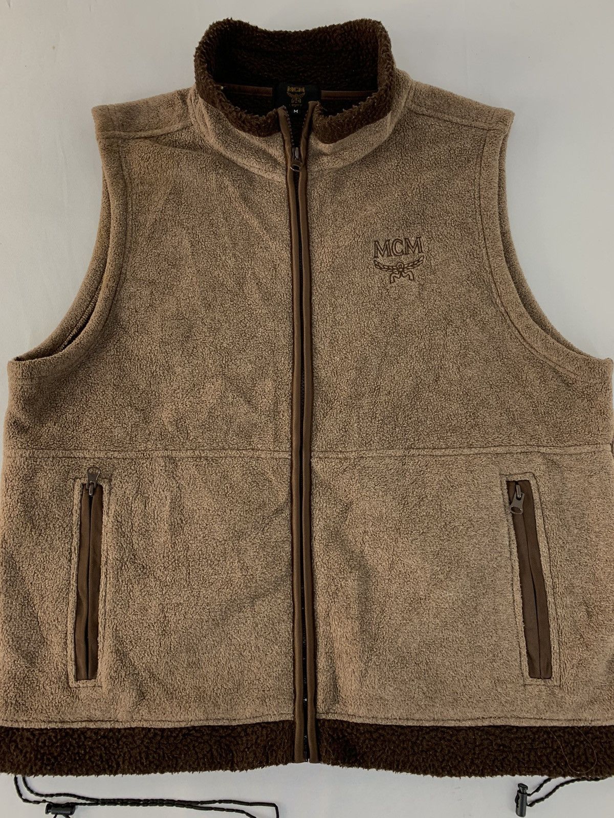 MCM Hype 90s MCM Legere Fleece Sherpa Inner Sweater Vest Zipper Size US M / EU 48-50 / 2 - 5 Thumbnail