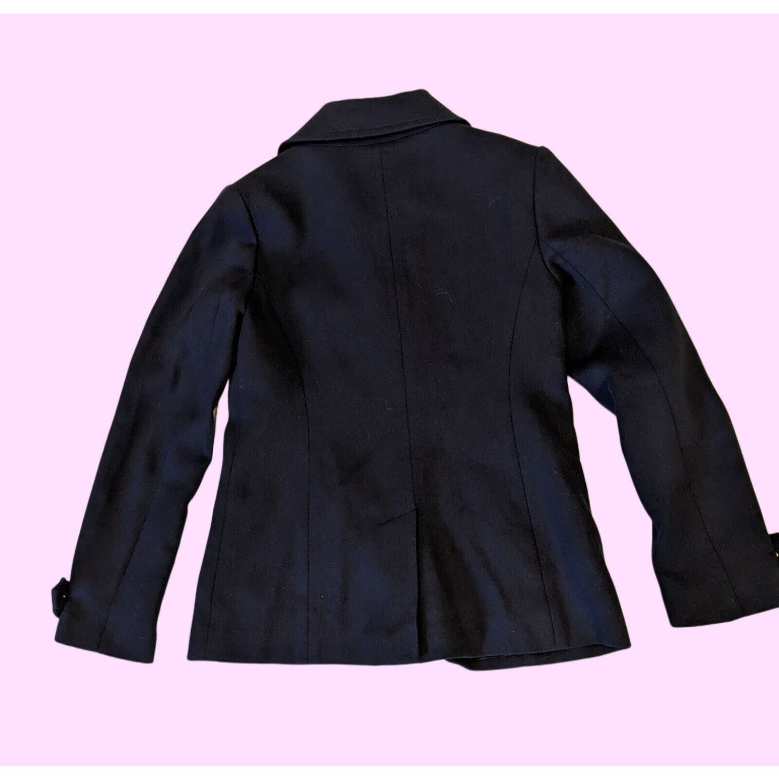 Loft Ann Taylor Pea Coat Double Breasted. Slash Pockets. Navy XS Size XS / US 0-2 / IT 36-38 - 6 Thumbnail