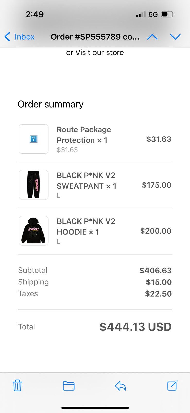 Sp5der Sp5der pink v2 sweatpants Size US 32 / EU 48 - 9 Thumbnail