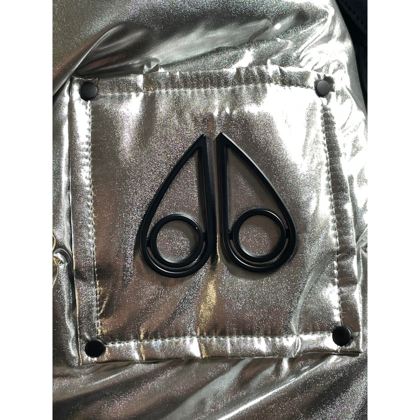 Moose Knuckles Moose Knuckles Black & Silver Puffer Jacket Size US M / EU 48-50 / 2 - 3 Thumbnail